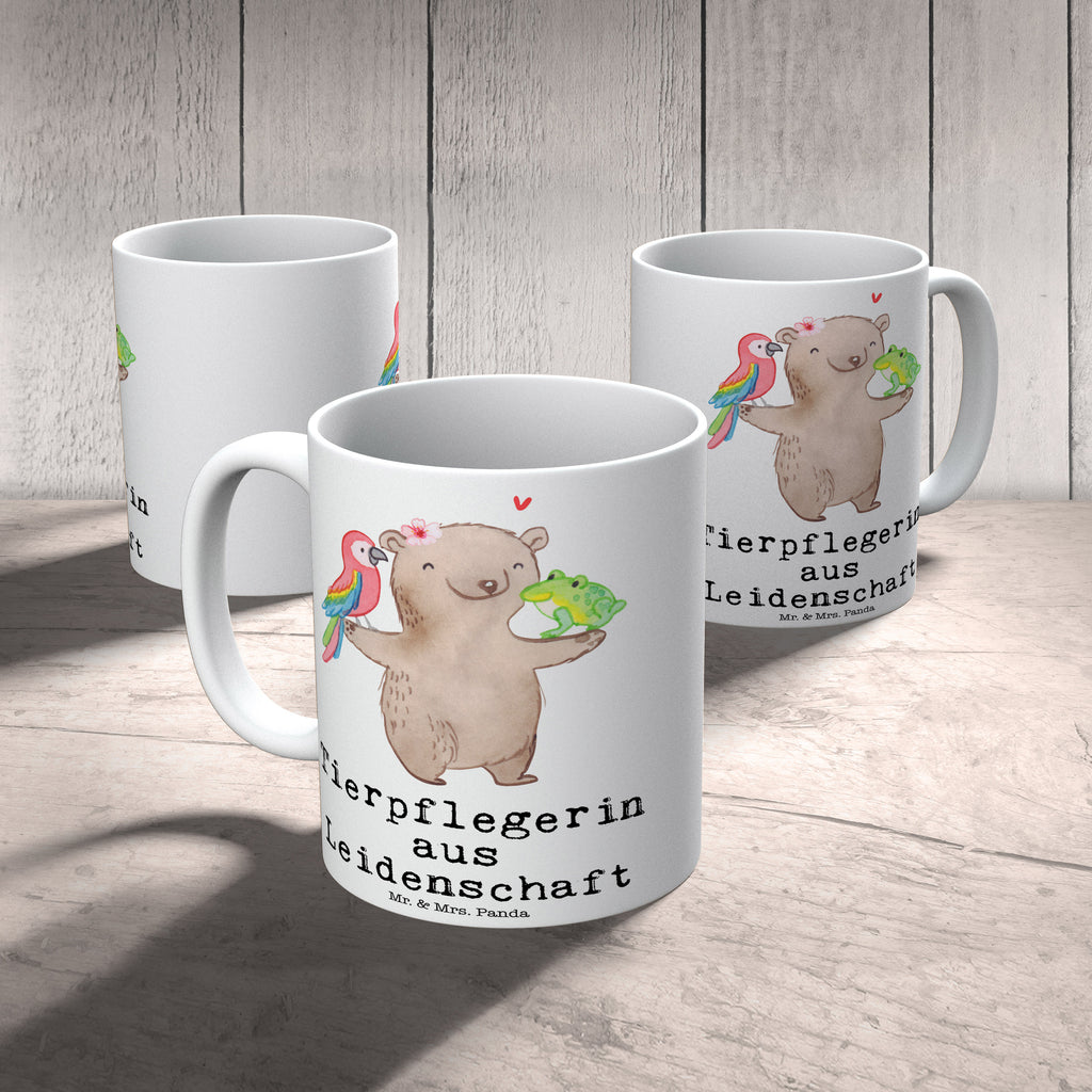 Tasse Tierpflegerin aus Leidenschaft  Becher, Kaffeetasse, Kaffeebecher, Tee, Frühstück, Büro  Beruf, Ausbildung, Jubiläum, Abschied, Rente, Kollege, Kollegin, Geschenk, Schenken, Arbeitskollege, Mitarbeiter, Firma, Danke, Dankeschön
