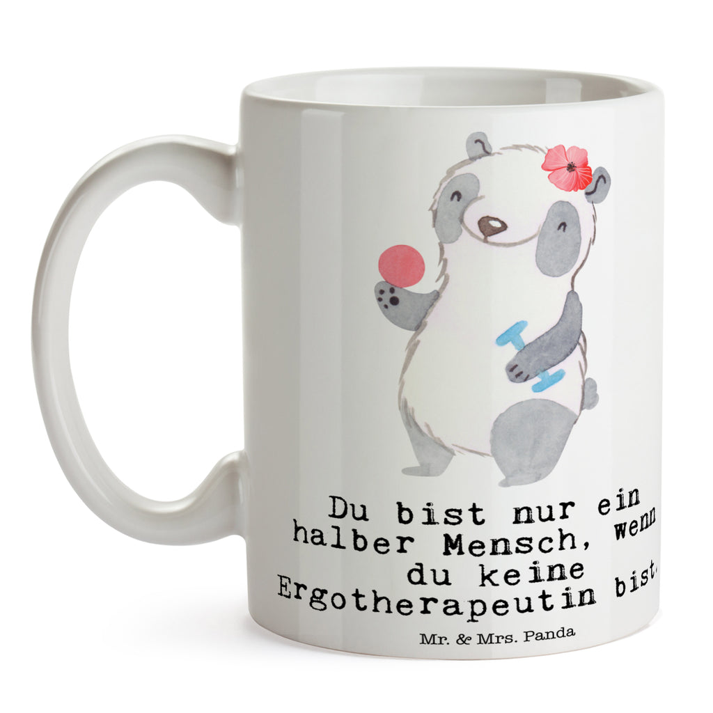 Tasse Ergotherapeutin mit Herz Ergotherapeutin, Ergotherapie, Ausbildung,  Becher, Kaffeetasse, Kaffeebecher, Tee, Frühstück, Büro  Beruf, Ausbildung, Jubiläum, Abschied, Rente, Kollege, Kollegin, Geschenk, Schenken, Arbeitskollege, Mitarbeiter, Firma, Danke, Dankeschön
