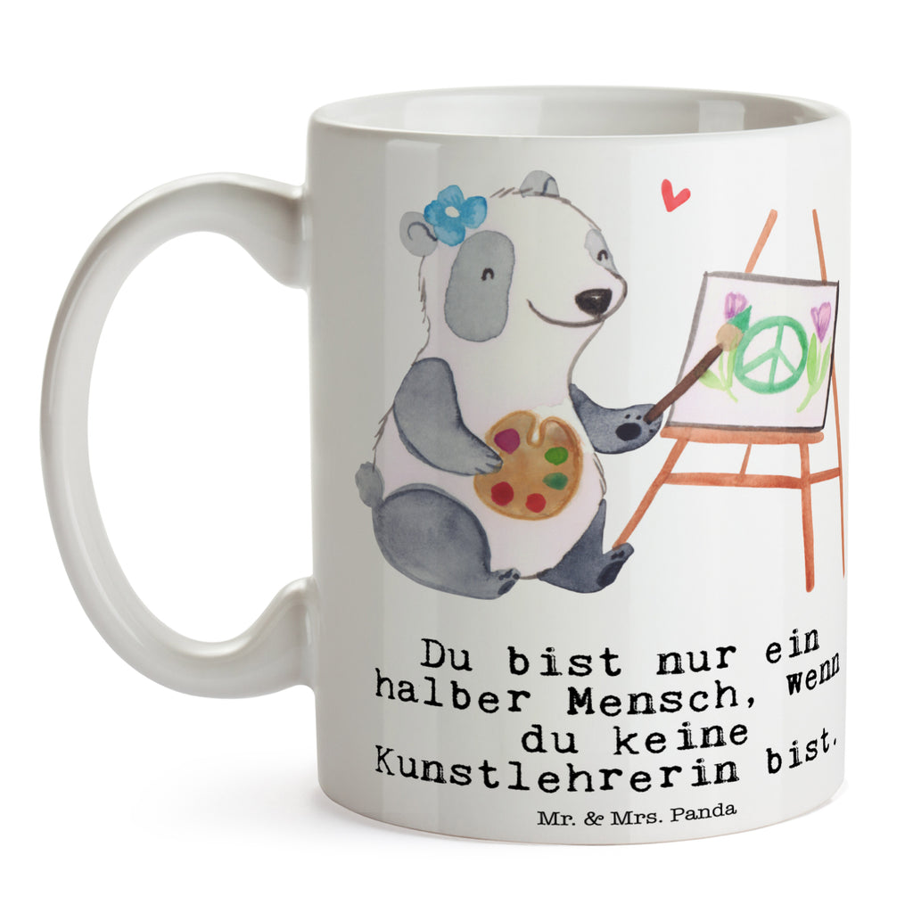 Tasse Kunstlehrerin mit Herz Kunstlehrerin, Kunstunterricht, Kunstschule,  Becher, Kaffeetasse, Kaffeebecher, Tee, Frühstück, Büro  Beruf, Ausbildung, Jubiläum, Abschied, Rente, Kollege, Kollegin, Geschenk, Schenken, Arbeitskollege, Mitarbeiter, Firma, Danke, Dankeschön