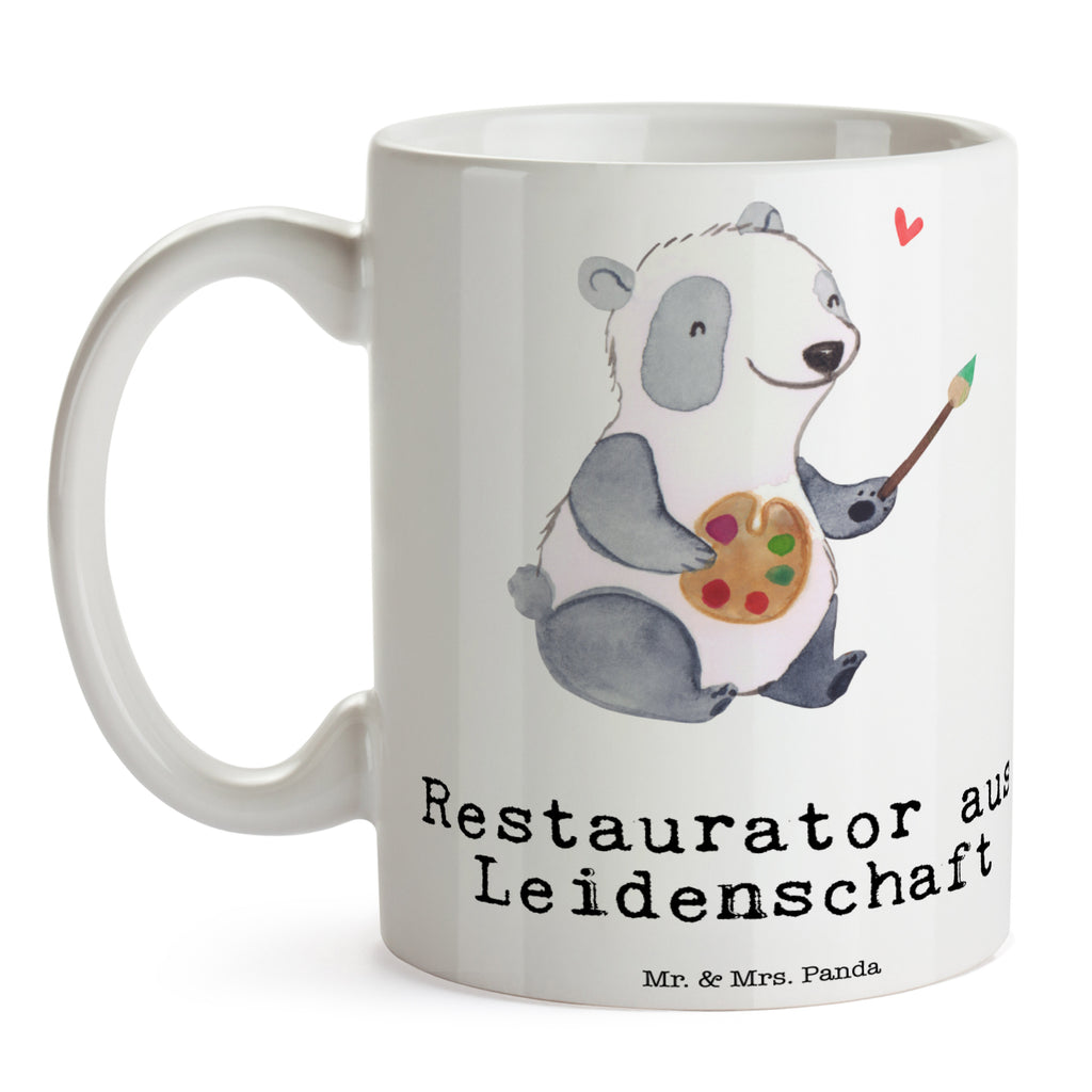 Tasse Restaurator aus Leidenschaft  Becher, Kaffeetasse, Kaffeebecher, Tee, Frühstück, Büro  Beruf, Ausbildung, Jubiläum, Abschied, Rente, Kollege, Kollegin, Geschenk, Schenken, Arbeitskollege, Mitarbeiter, Firma, Danke, Dankeschön