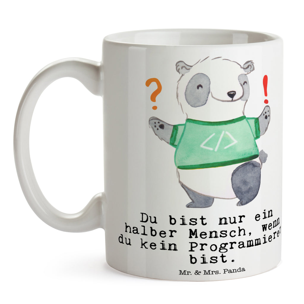 Tasse Programmierer mit Herz Programmierer, Softwareingenieur, 
Softwarentwickler, Computerfreak, 
Datenverarbeiter, Computerfachmann, 
IT-Spezialist, Nerd Becher, Kaffeetasse, Kaffeebecher, Tee, Frühstück, Büro  Beruf, Ausbildung, Jubiläum, Abschied, Rente, Kollege, Kollegin, Geschenk, Schenken, Arbeitskollege, Mitarbeiter, Firma, Danke, Dankeschön