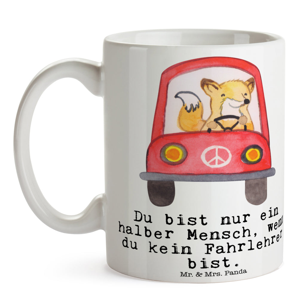 Tasse Fahrlehrer mit Herz Fahrlehrer, Fahrschule, Fahrschullehrer Becher, Kaffeetasse, Kaffeebecher, Tee, Frühstück, Büro  Beruf, Ausbildung, Jubiläum, Abschied, Rente, Kollege, Kollegin, Geschenk, Schenken, Arbeitskollege, Mitarbeiter, Firma, Danke, Dankeschön
