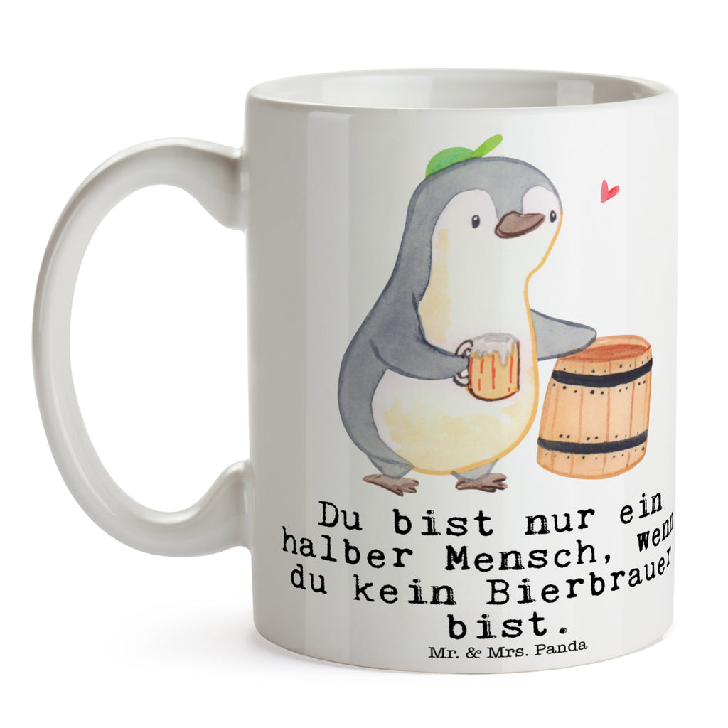 Tasse Bierbrauer mit Herz Bierbrauer, Biertrinker, Bierkenner, Biergeschenk, Hobbybrauen, Heimbrauen, Selbstbrauen, Bierliebe, Bierfass,  Becher, Kaffeetasse, Kaffeebecher, Tee, Frühstück, Büro  Beruf, Ausbildung, Jubiläum, Abschied, Rente, Kollege, Kollegin, Geschenk, Schenken, Arbeitskollege, Mitarbeiter, Firma, Danke, Dankeschön