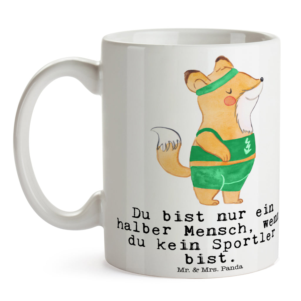 Tasse Sportler mit Herz  Becher, Kaffeetasse, Kaffeebecher, Tee, Frühstück, Büro  Beruf, Ausbildung, Jubiläum, Abschied, Rente, Kollege, Kollegin, Geschenk, Schenken, Arbeitskollege, Mitarbeiter, Firma, Danke, Dankeschön