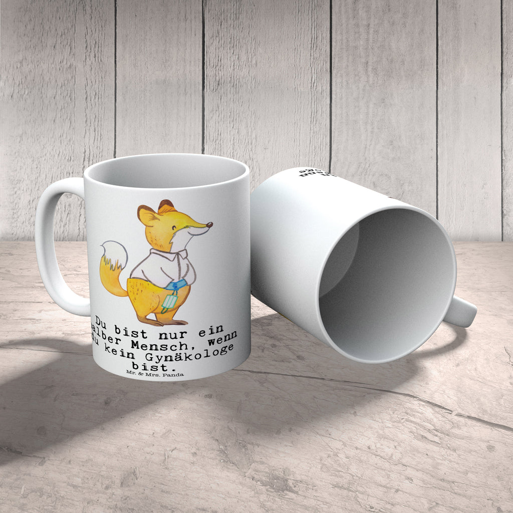 Tasse Gynäkologe mit Herz