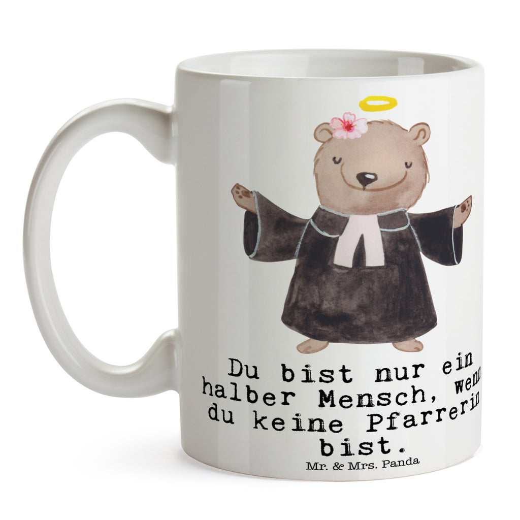 Tasse Pfarrerin mit Herz Pastorin, Dienerin Gottes
Geistliche, Pfarrerin, Predigerin
Priesterin, Theologin, Kirche,  Becher, Kaffeetasse, Kaffeebecher, Tee, Frühstück, Büro  Beruf, Ausbildung, Jubiläum, Abschied, Rente, Kollege, Kollegin, Geschenk, Schenken, Arbeitskollege, Mitarbeiter, Firma, Danke, Dankeschön