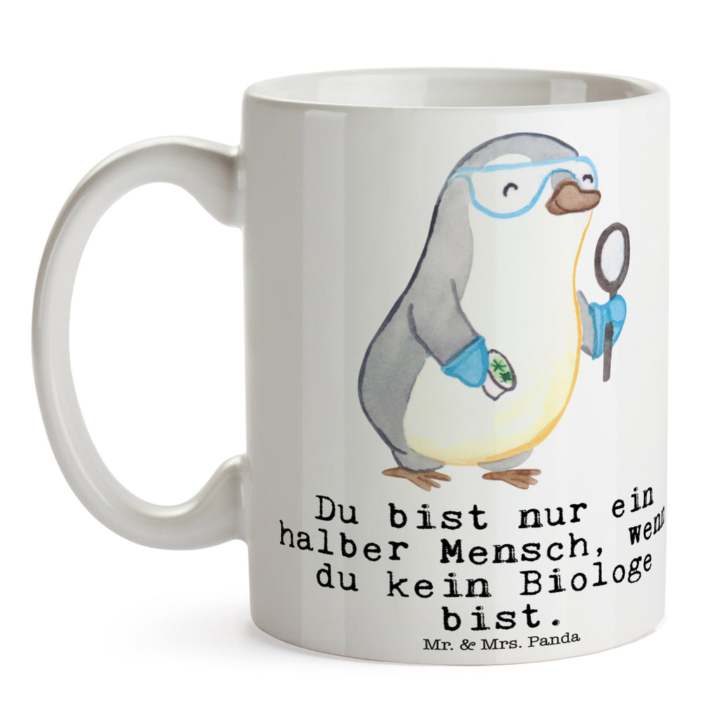 Tasse Biologe mit Herz Biologe, Biologie, Naturwissenschaftler, Labor, Studium, Bachelor, Master,  Becher, Kaffeetasse, Kaffeebecher, Tee, Frühstück, Büro  Beruf, Ausbildung, Jubiläum, Abschied, Rente, Kollege, Kollegin, Geschenk, Schenken, Arbeitskollege, Mitarbeiter, Firma, Danke, Dankeschön