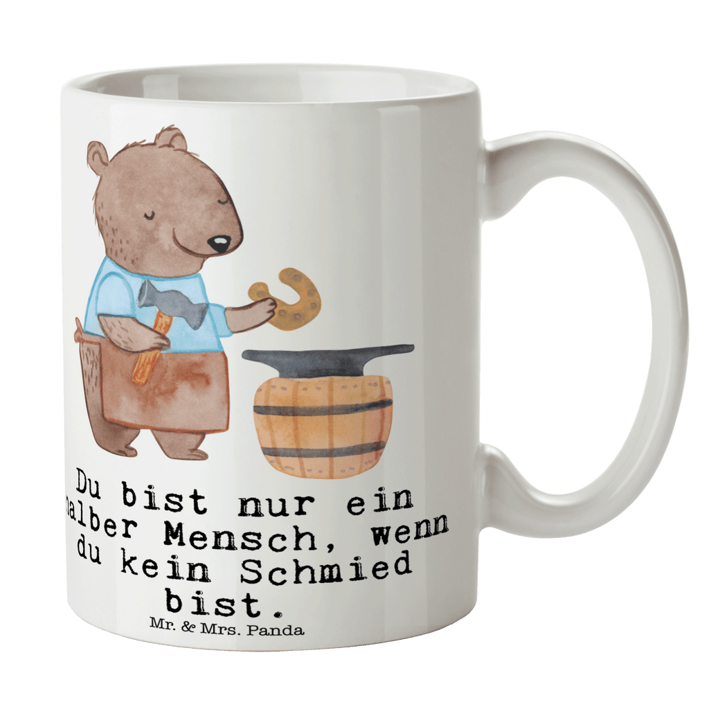 Tasse Schmied mit Herz  Becher, Kaffeetasse, Kaffeebecher, Tee, Frühstück, Büro  Beruf, Ausbildung, Jubiläum, Abschied, Rente, Kollege, Kollegin, Geschenk, Schenken, Arbeitskollege, Mitarbeiter, Firma, Danke, Dankeschön