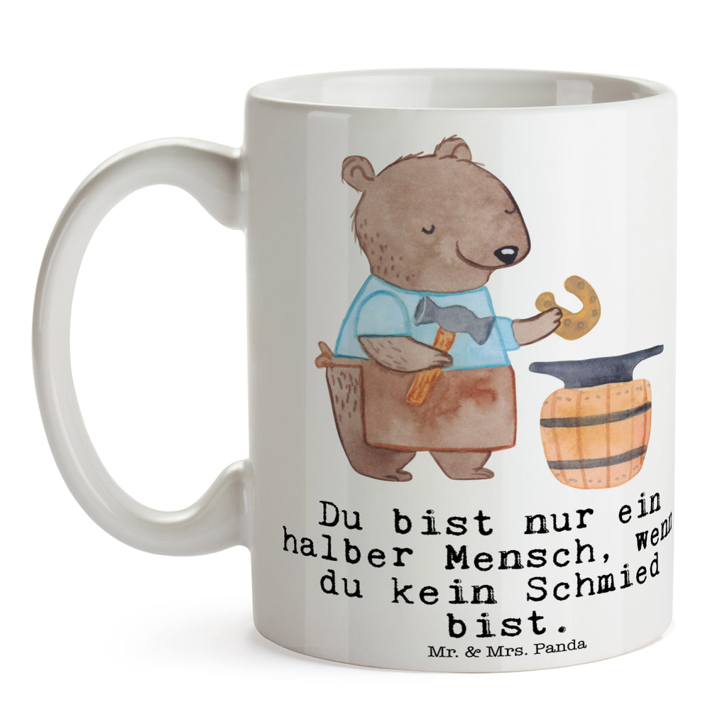 Tasse Schmied mit Herz  Becher, Kaffeetasse, Kaffeebecher, Tee, Frühstück, Büro  Beruf, Ausbildung, Jubiläum, Abschied, Rente, Kollege, Kollegin, Geschenk, Schenken, Arbeitskollege, Mitarbeiter, Firma, Danke, Dankeschön