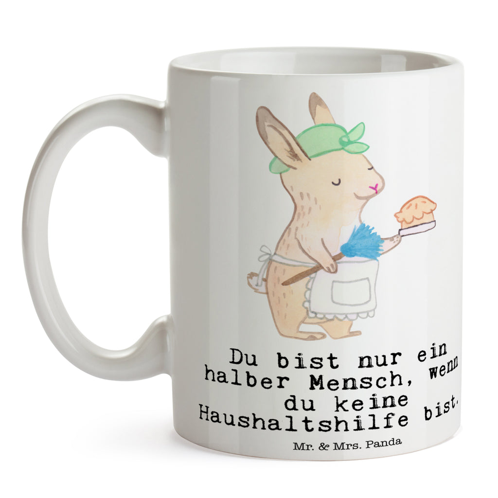 Tasse Haushaltshilfe mit Herz Haushaltshilfe, Putzfrau, Reinigungskraft Becher, Kaffeetasse, Kaffeebecher, Tee, Frühstück, Büro  Beruf, Ausbildung, Jubiläum, Abschied, Rente, Kollege, Kollegin, Geschenk, Schenken, Arbeitskollege, Mitarbeiter, Firma, Danke, Dankeschön