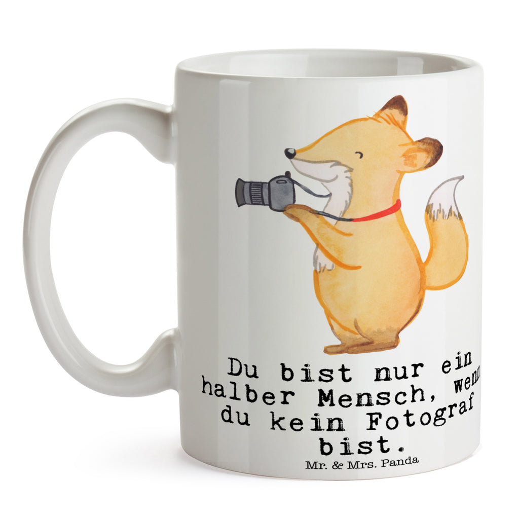 Tasse Fotograf mit Herz Fotograf, Fotoreporter, Hobbyfotograf, Hochzeitsfotograf, Ausbildung, Fotografie, Profi Fotograf Becher, Kaffeetasse, Kaffeebecher, Tee, Frühstück, Büro  Beruf, Ausbildung, Jubiläum, Abschied, Rente, Kollege, Kollegin, Geschenk, Schenken, Arbeitskollege, Mitarbeiter, Firma, Danke, Dankeschön