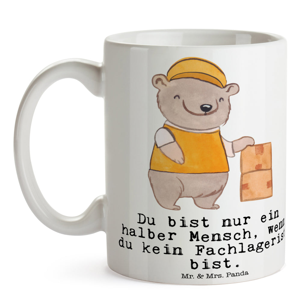 Tasse Fachlagerist mit Herz Lagerarbeiter, Fachlagerist, Lagerist, Lagerverwalter, Ausbildung,  Becher, Kaffeetasse, Kaffeebecher, Tee, Frühstück, Büro  Beruf, Ausbildung, Jubiläum, Abschied, Rente, Kollege, Kollegin, Geschenk, Schenken, Arbeitskollege, Mitarbeiter, Firma, Danke, Dankeschön