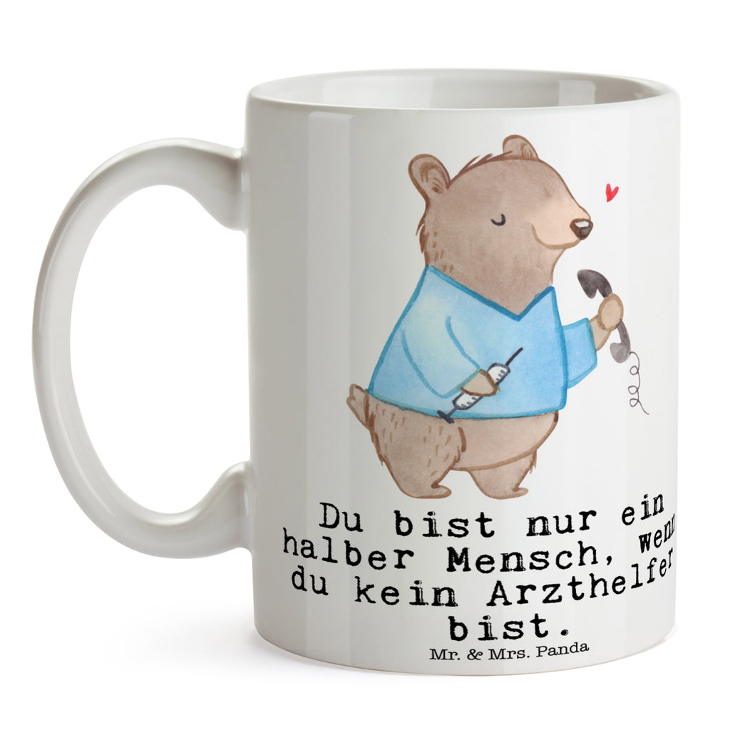 Tasse Arzthelfer mit Herz Arzthelfer, Medizinischer Fachangestellter Becher, Kaffeetasse, Kaffeebecher, Tee, Frühstück, Büro  Beruf, Ausbildung, Jubiläum, Abschied, Rente, Kollege, Kollegin, Geschenk, Schenken, Arbeitskollege, Mitarbeiter, Firma, Danke, Dankeschön