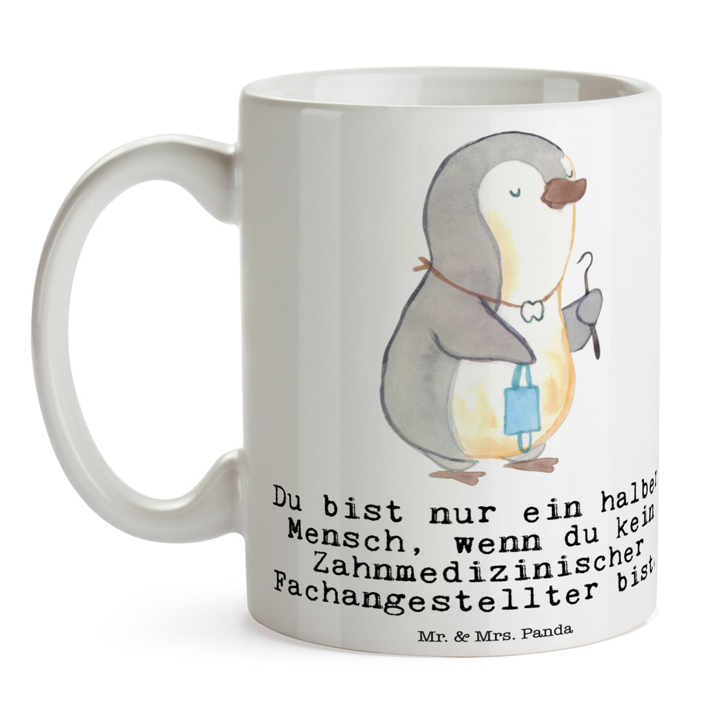 Tasse Zahnmedizinischer Fachangestellter mit Herz  Becher, Kaffeetasse, Kaffeebecher, Tee, Frühstück, Büro  Beruf, Ausbildung, Jubiläum, Abschied, Rente, Kollege, Kollegin, Geschenk, Schenken, Arbeitskollege, Mitarbeiter, Firma, Danke, Dankeschön