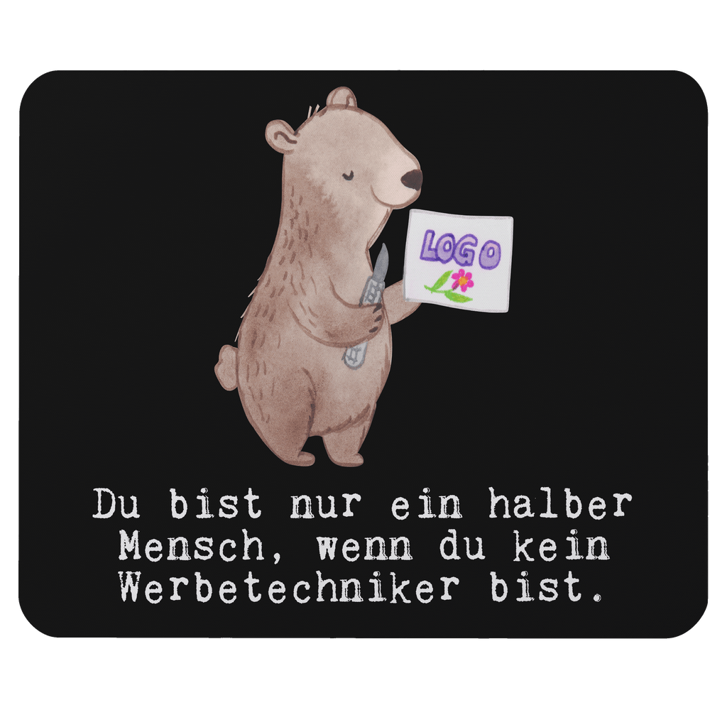 Mauspad Werbetechniker mit Herz Mousepad, Computer zubehör, Büroausstattung, PC Zubehör, Arbeitszimmer, Mauspad, Einzigartiges Mauspad, Designer Mauspad, Beruf, Ausbildung, Jubiläum, Abschied, Rente, Kollege, Kollegin, Geschenk, Schenken, Arbeitskollege, Mitarbeiter, Firma, Danke, Dankeschön