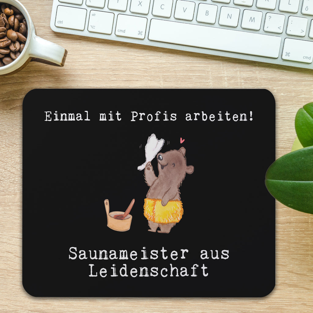 Mauspad Saunameister aus Leidenschaft Mousepad, Computer zubehör, Büroausstattung, PC Zubehör, Arbeitszimmer, Mauspad, Einzigartiges Mauspad, Designer Mauspad, Beruf, Ausbildung, Jubiläum, Abschied, Rente, Kollege, Kollegin, Geschenk, Schenken, Arbeitskollege, Mitarbeiter, Firma, Danke, Dankeschön