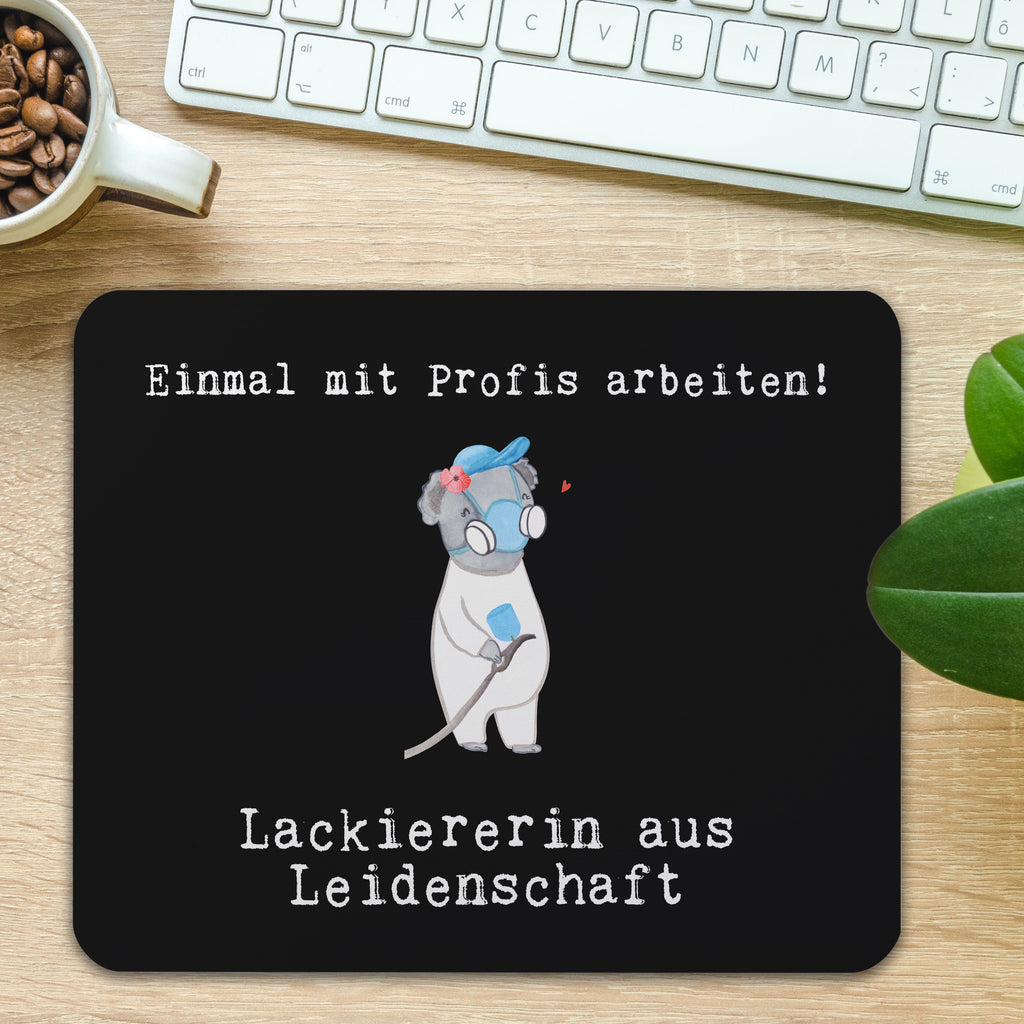 Mauspad Lackiererin aus Leidenschaft Mousepad, Computer zubehör, Büroausstattung, PC Zubehör, Arbeitszimmer, Mauspad, Einzigartiges Mauspad, Designer Mauspad, Beruf, Ausbildung, Jubiläum, Abschied, Rente, Kollege, Kollegin, Geschenk, Schenken, Arbeitskollege, Mitarbeiter, Firma, Danke, Dankeschön, Lackiererin, Lackierermeisterin, Werkstatt Lackiererin, Gesellenprüfung