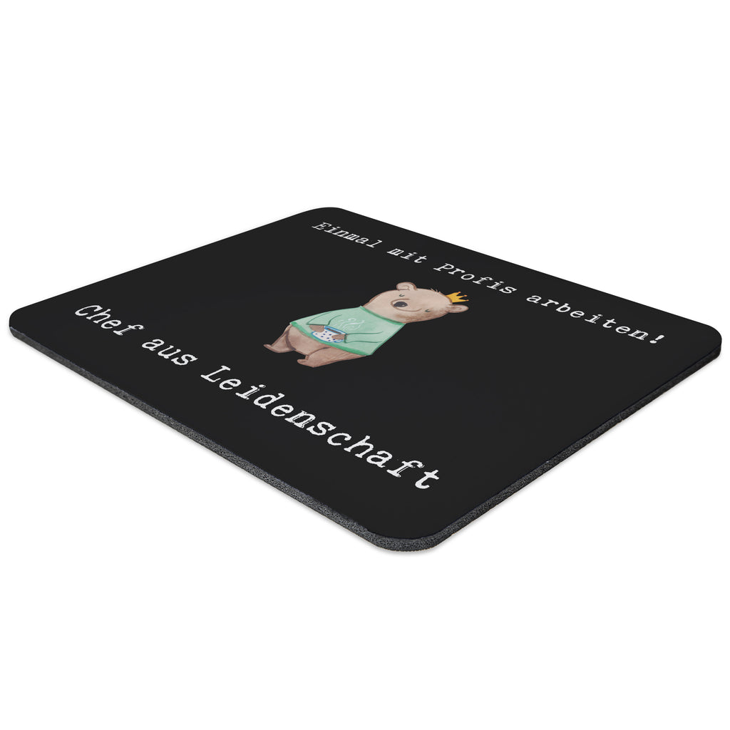 Mauspad Chef aus Leidenschaft Mousepad, Computer zubehör, Büroausstattung, PC Zubehör, Arbeitszimmer, Mauspad, Einzigartiges Mauspad, Designer Mauspad, Beruf, Ausbildung, Jubiläum, Abschied, Rente, Kollege, Kollegin, Geschenk, Schenken, Arbeitskollege, Mitarbeiter, Firma, Danke, Dankeschön, CEO, Chef, Führungskraft, Geschäftsinhaber, Firmeninhaber, Unternehmensinhaber, Direktor, Leiter