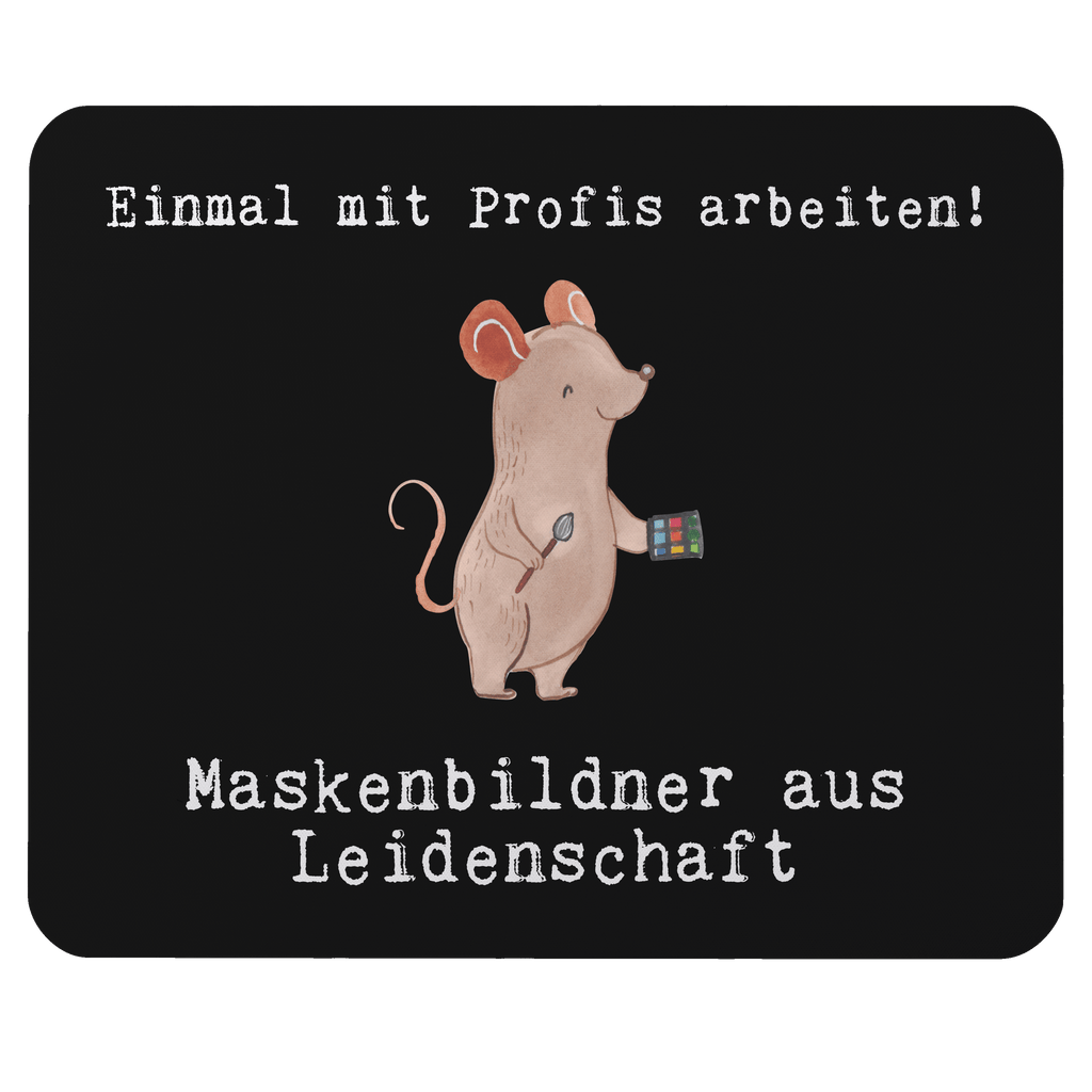 Mauspad Maskenbildner aus Leidenschaft Mousepad, Computer zubehör, Büroausstattung, PC Zubehör, Arbeitszimmer, Mauspad, Einzigartiges Mauspad, Designer Mauspad, Beruf, Ausbildung, Jubiläum, Abschied, Rente, Kollege, Kollegin, Geschenk, Schenken, Arbeitskollege, Mitarbeiter, Firma, Danke, Dankeschön, Kosmetiker, Make Up Artist, Maskenbildner, Visagist, Beauty Salon, Kosmetikstudio, Eröffnung