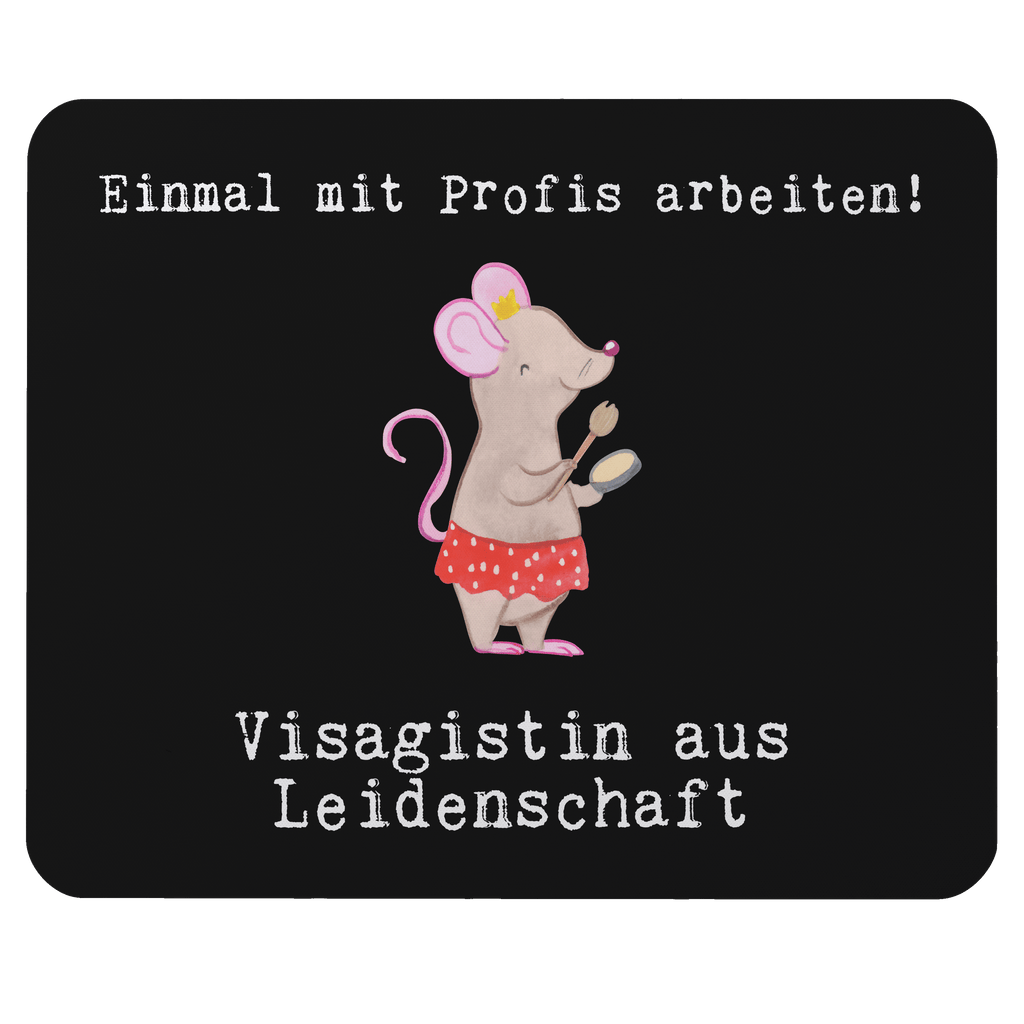 Mauspad Visagistin aus Leidenschaft Mousepad, Computer zubehör, Büroausstattung, PC Zubehör, Arbeitszimmer, Mauspad, Einzigartiges Mauspad, Designer Mauspad, Beruf, Ausbildung, Jubiläum, Abschied, Rente, Kollege, Kollegin, Geschenk, Schenken, Arbeitskollege, Mitarbeiter, Firma, Danke, Dankeschön, Kosmetikerin, Make Up Artist, Maskenbildnerin, Visagistin, Beauty Salon, Kosmetikstudio, Eröffnung