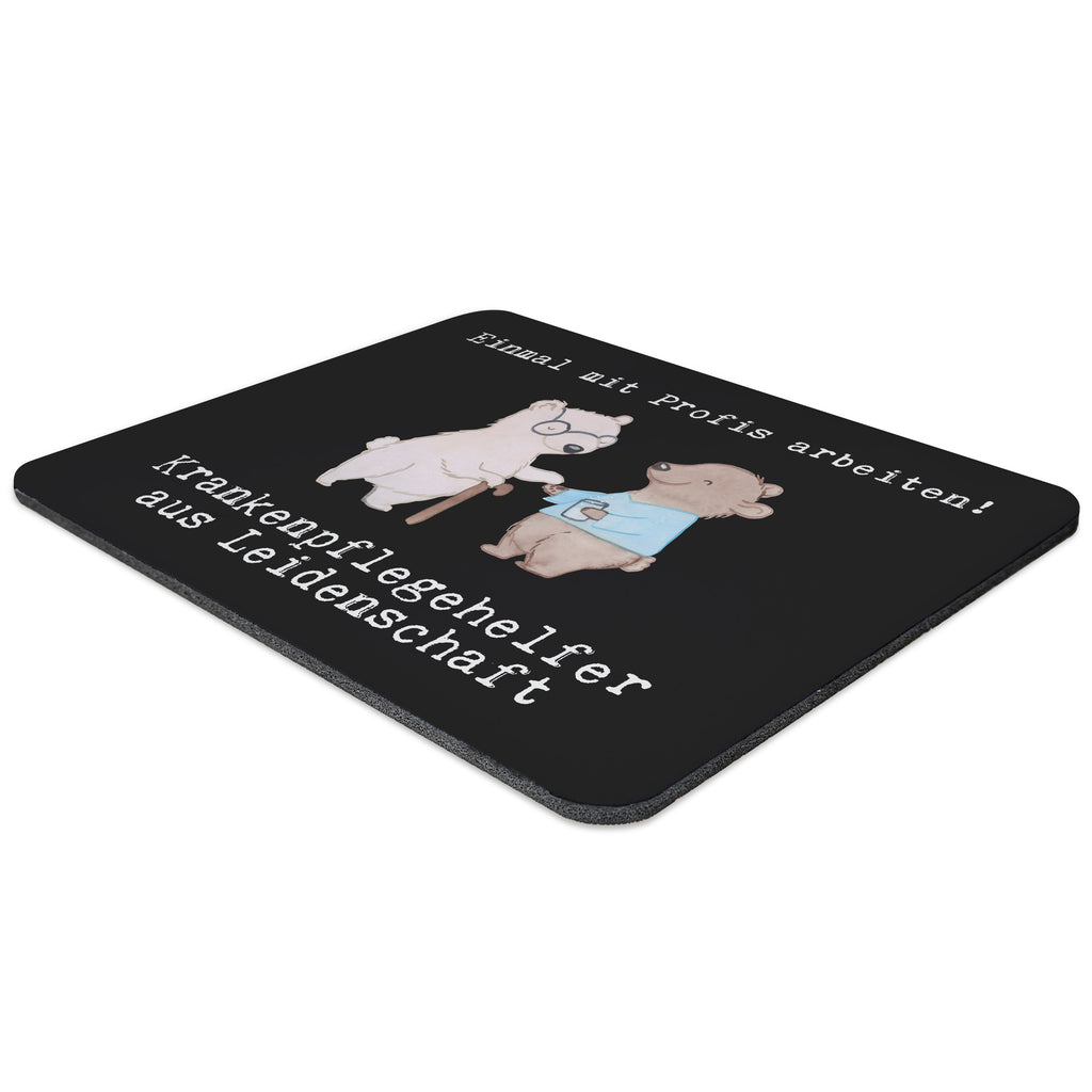 Mauspad Krankenpflegehelfer aus Leidenschaft Mousepad, Computer zubehör, Büroausstattung, PC Zubehör, Arbeitszimmer, Mauspad, Einzigartiges Mauspad, Designer Mauspad, Beruf, Ausbildung, Jubiläum, Abschied, Rente, Kollege, Kollegin, Geschenk, Schenken, Arbeitskollege, Mitarbeiter, Firma, Danke, Dankeschön, Krankenpflegehelfer, Pflegehelfer, Pflegekraft