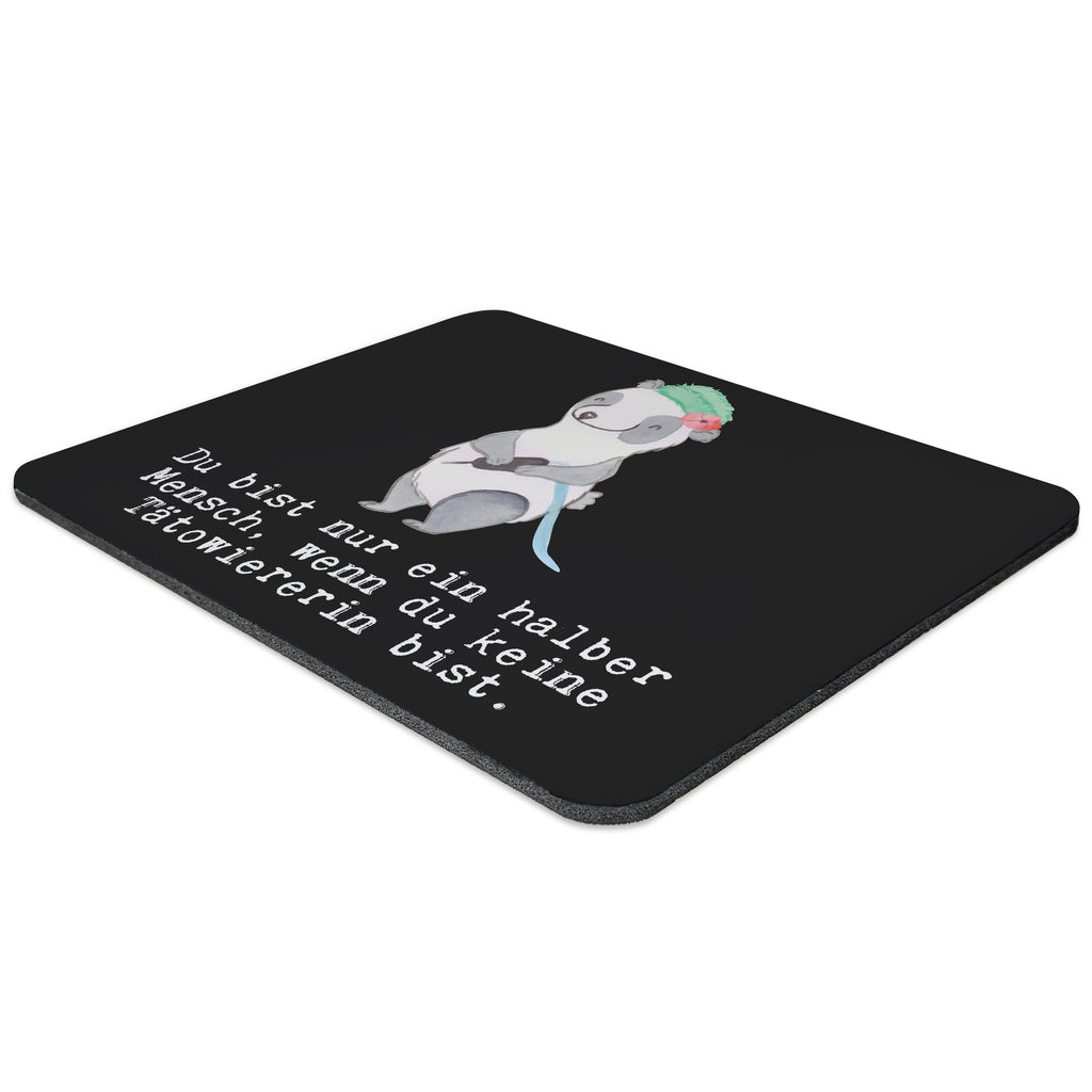 Mauspad Tätowiererin mit Herz Mousepad, Computer zubehör, Büroausstattung, PC Zubehör, Arbeitszimmer, Mauspad, Einzigartiges Mauspad, Designer Mauspad, Beruf, Ausbildung, Jubiläum, Abschied, Rente, Kollege, Kollegin, Geschenk, Schenken, Arbeitskollege, Mitarbeiter, Firma, Danke, Dankeschön