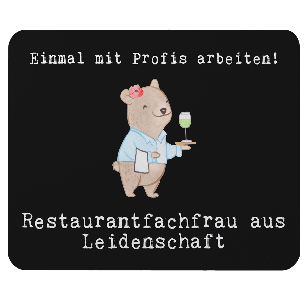 Mauspad Restaurantfachfrau aus Leidenschaft Mousepad, Computer zubehör, Büroausstattung, PC Zubehör, Arbeitszimmer, Mauspad, Einzigartiges Mauspad, Designer Mauspad, Beruf, Ausbildung, Jubiläum, Abschied, Rente, Kollege, Kollegin, Geschenk, Schenken, Arbeitskollege, Mitarbeiter, Firma, Danke, Dankeschön