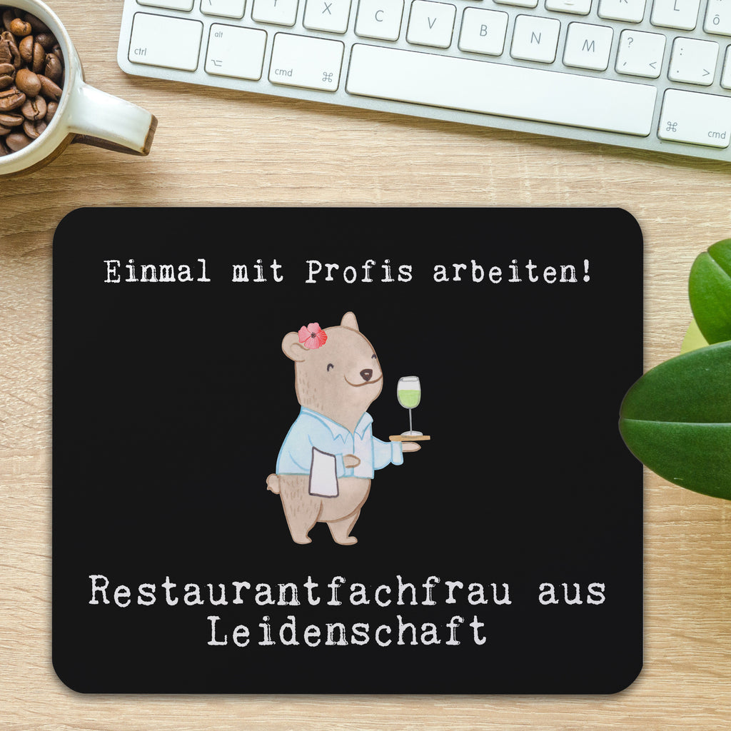 Mauspad Restaurantfachfrau aus Leidenschaft Mousepad, Computer zubehör, Büroausstattung, PC Zubehör, Arbeitszimmer, Mauspad, Einzigartiges Mauspad, Designer Mauspad, Beruf, Ausbildung, Jubiläum, Abschied, Rente, Kollege, Kollegin, Geschenk, Schenken, Arbeitskollege, Mitarbeiter, Firma, Danke, Dankeschön