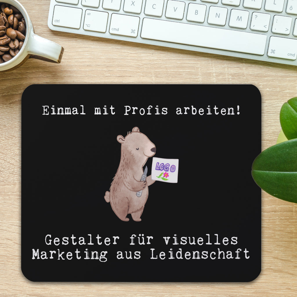 Mauspad Gestalter für visuelles Marketing aus Leidenschaft Mousepad, Computer zubehör, Büroausstattung, PC Zubehör, Arbeitszimmer, Mauspad, Einzigartiges Mauspad, Designer Mauspad, Beruf, Ausbildung, Jubiläum, Abschied, Rente, Kollege, Kollegin, Geschenk, Schenken, Arbeitskollege, Mitarbeiter, Firma, Danke, Dankeschön