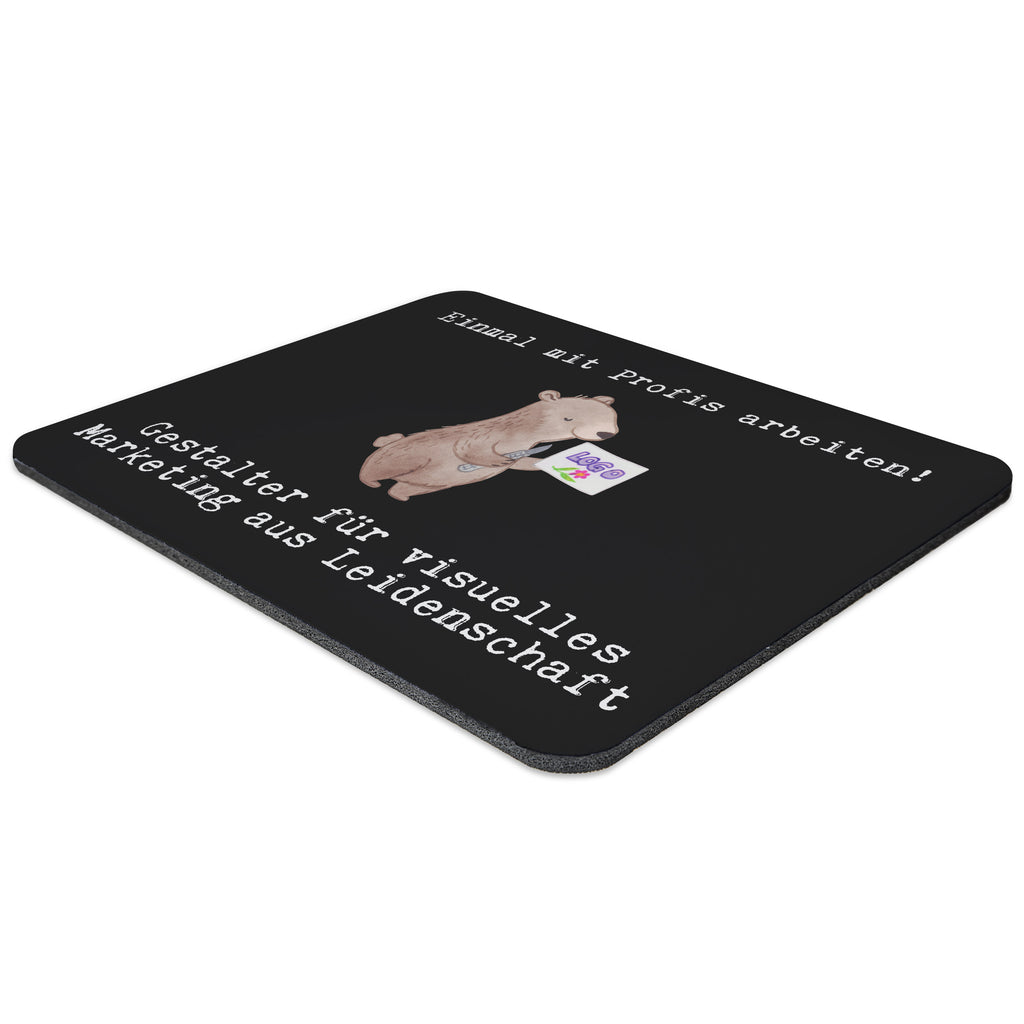 Mauspad Gestalter für visuelles Marketing aus Leidenschaft Mousepad, Computer zubehör, Büroausstattung, PC Zubehör, Arbeitszimmer, Mauspad, Einzigartiges Mauspad, Designer Mauspad, Beruf, Ausbildung, Jubiläum, Abschied, Rente, Kollege, Kollegin, Geschenk, Schenken, Arbeitskollege, Mitarbeiter, Firma, Danke, Dankeschön