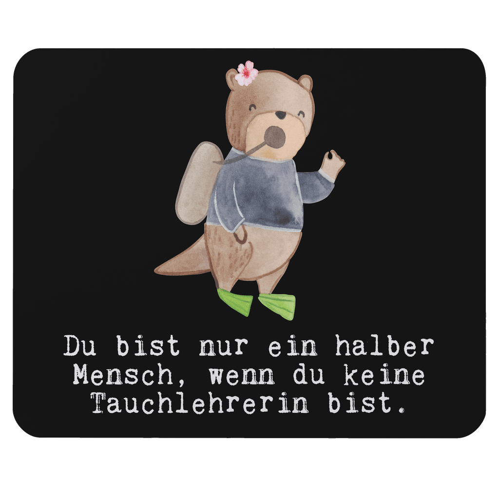 Mauspad Tauchlehrerin mit Herz Mousepad, Computer zubehör, Büroausstattung, PC Zubehör, Arbeitszimmer, Mauspad, Einzigartiges Mauspad, Designer Mauspad, Beruf, Ausbildung, Jubiläum, Abschied, Rente, Kollege, Kollegin, Geschenk, Schenken, Arbeitskollege, Mitarbeiter, Firma, Danke, Dankeschön