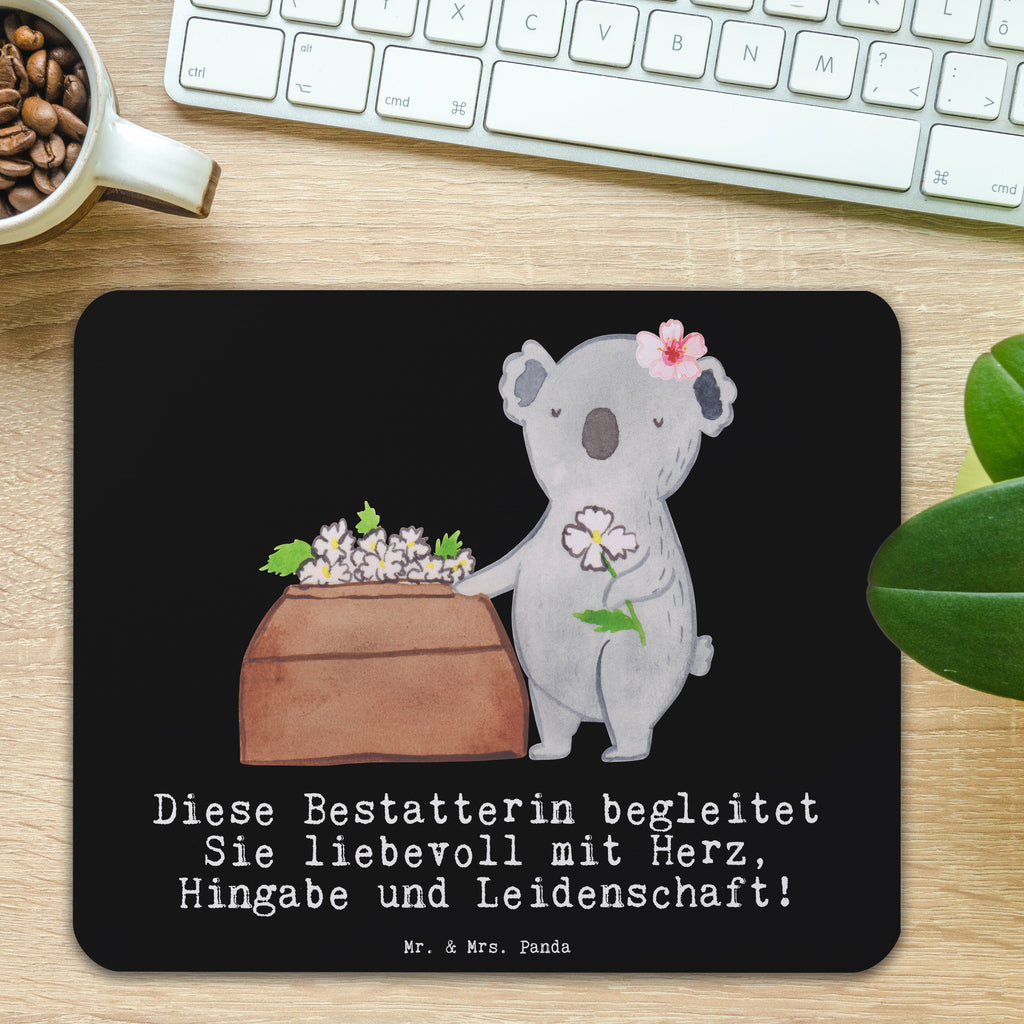 Mauspad Bestatterin mit Herz Mousepad, Computer zubehör, Büroausstattung, PC Zubehör, Arbeitszimmer, Mauspad, Einzigartiges Mauspad, Designer Mauspad, Beruf, Ausbildung, Jubiläum, Abschied, Rente, Kollege, Kollegin, Geschenk, Schenken, Arbeitskollege, Mitarbeiter, Firma, Danke, Dankeschön