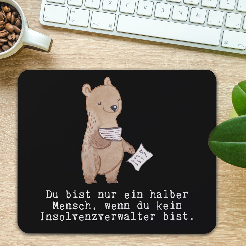 Mauspad Insolvenzverwalter mit Herz Mousepad, Computer zubehör, Büroausstattung, PC Zubehör, Arbeitszimmer, Mauspad, Einzigartiges Mauspad, Designer Mauspad, Beruf, Ausbildung, Jubiläum, Abschied, Rente, Kollege, Kollegin, Geschenk, Schenken, Arbeitskollege, Mitarbeiter, Firma, Danke, Dankeschön