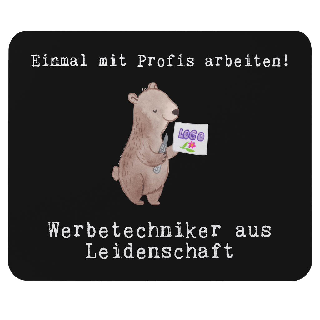 Mauspad Werbetechniker aus Leidenschaft Mousepad, Computer zubehör, Büroausstattung, PC Zubehör, Arbeitszimmer, Mauspad, Einzigartiges Mauspad, Designer Mauspad, Beruf, Ausbildung, Jubiläum, Abschied, Rente, Kollege, Kollegin, Geschenk, Schenken, Arbeitskollege, Mitarbeiter, Firma, Danke, Dankeschön