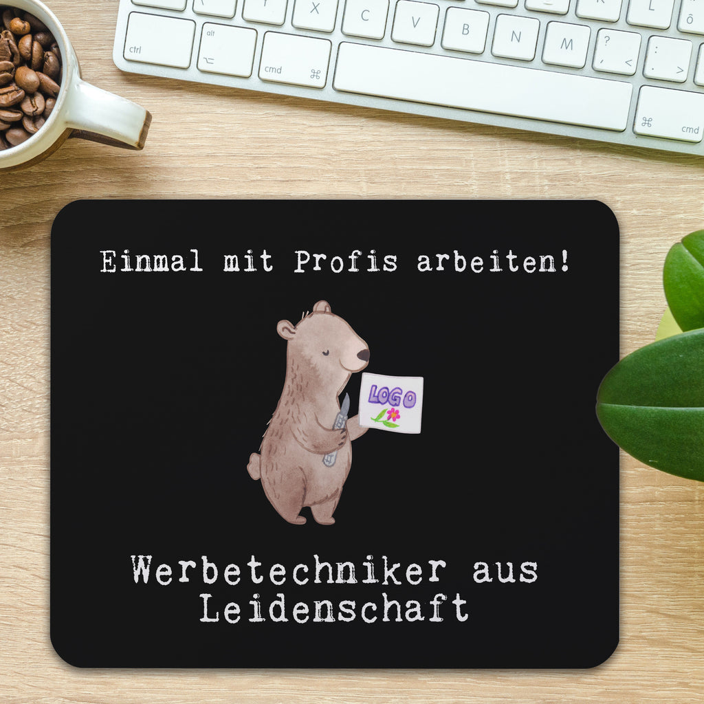 Mauspad Werbetechniker aus Leidenschaft Mousepad, Computer zubehör, Büroausstattung, PC Zubehör, Arbeitszimmer, Mauspad, Einzigartiges Mauspad, Designer Mauspad, Beruf, Ausbildung, Jubiläum, Abschied, Rente, Kollege, Kollegin, Geschenk, Schenken, Arbeitskollege, Mitarbeiter, Firma, Danke, Dankeschön