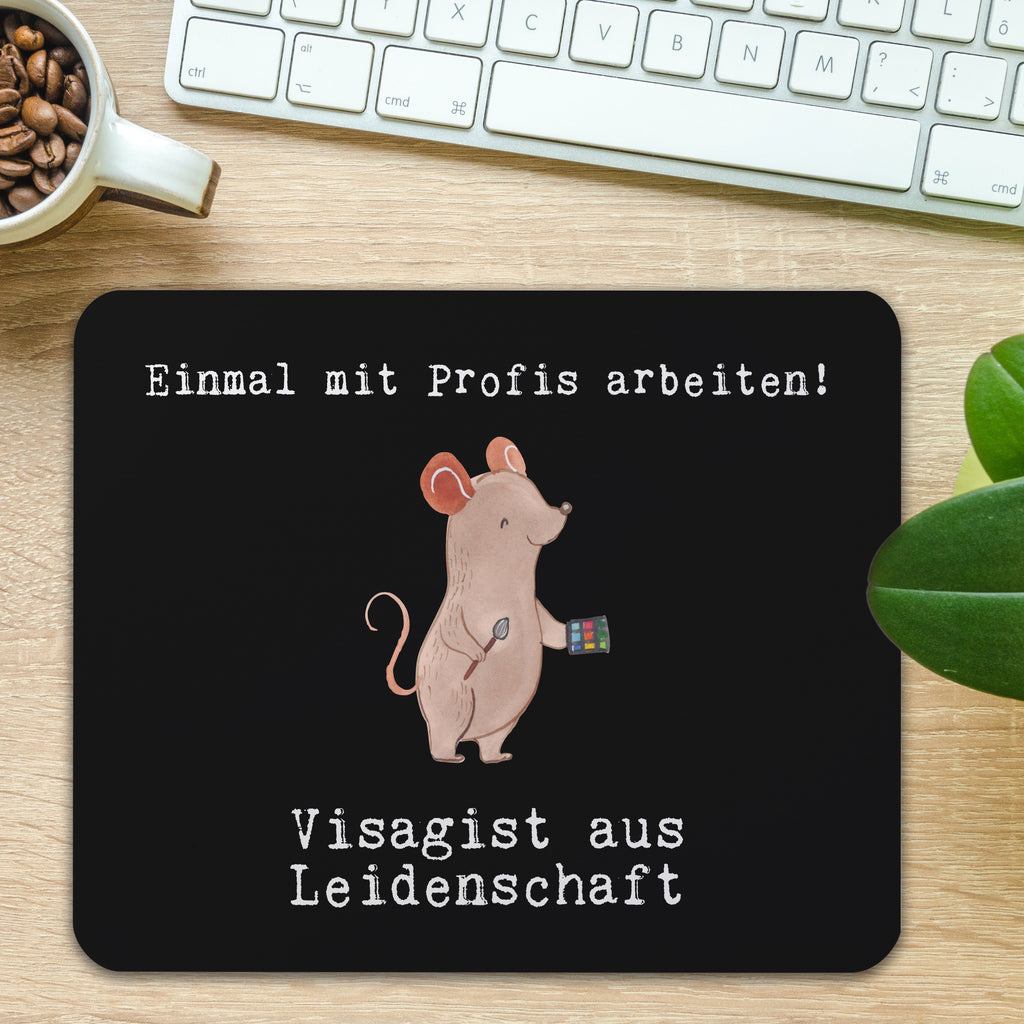 Mauspad Visagist aus Leidenschaft Mousepad, Computer zubehör, Büroausstattung, PC Zubehör, Arbeitszimmer, Mauspad, Einzigartiges Mauspad, Designer Mauspad, Beruf, Ausbildung, Jubiläum, Abschied, Rente, Kollege, Kollegin, Geschenk, Schenken, Arbeitskollege, Mitarbeiter, Firma, Danke, Dankeschön, Kosmetiker, Make Up Artist, Maskenbildner, Visagist, Beauty Salon, Kosmetikstudio, Eröffnung
