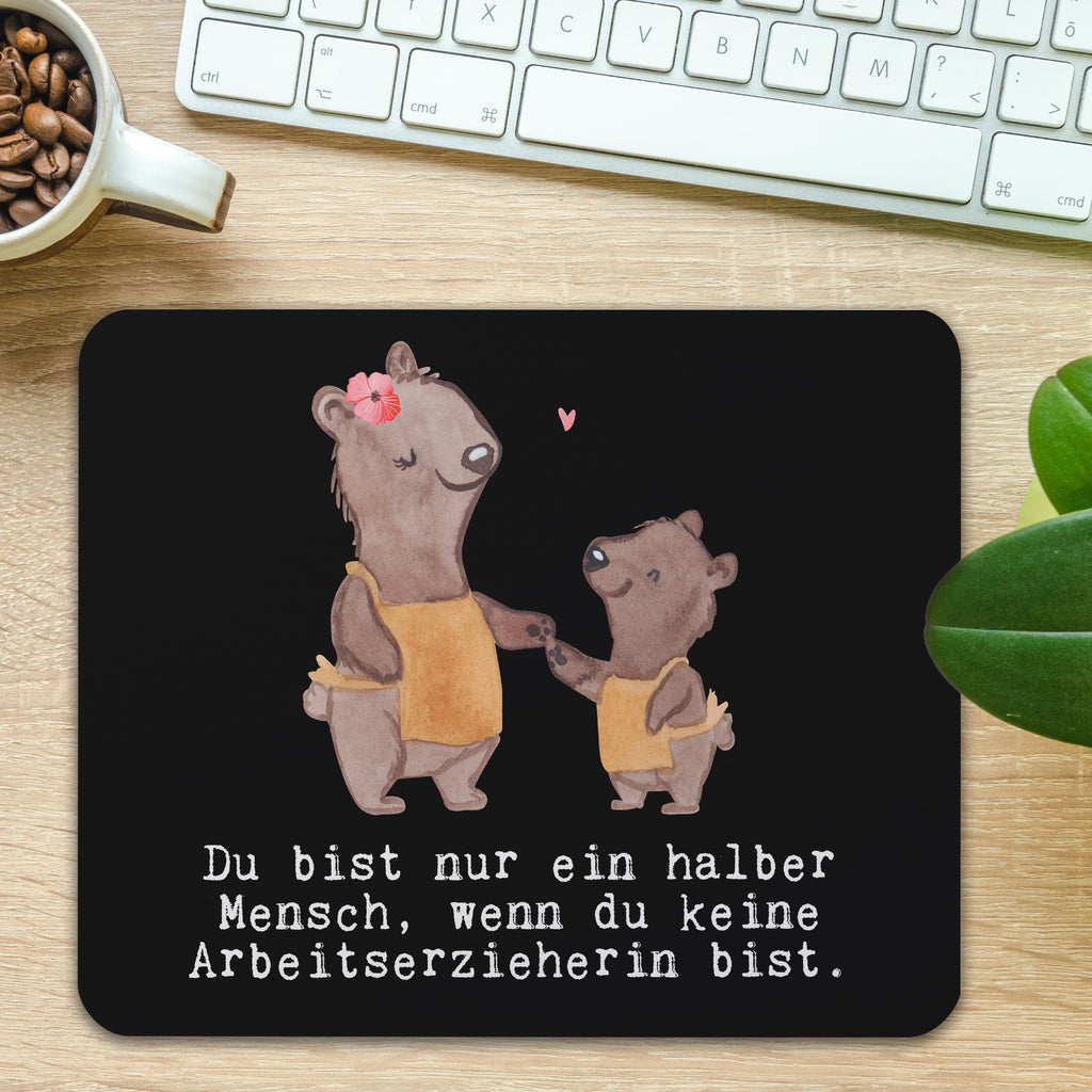 Mauspad Arbeitserzieherin mit Herz Mousepad, Computer zubehör, Büroausstattung, PC Zubehör, Arbeitszimmer, Mauspad, Einzigartiges Mauspad, Designer Mauspad, Beruf, Ausbildung, Jubiläum, Abschied, Rente, Kollege, Kollegin, Geschenk, Schenken, Arbeitskollege, Mitarbeiter, Firma, Danke, Dankeschön, Arbeitserzieherin, Arbeitspädagogin, Studium