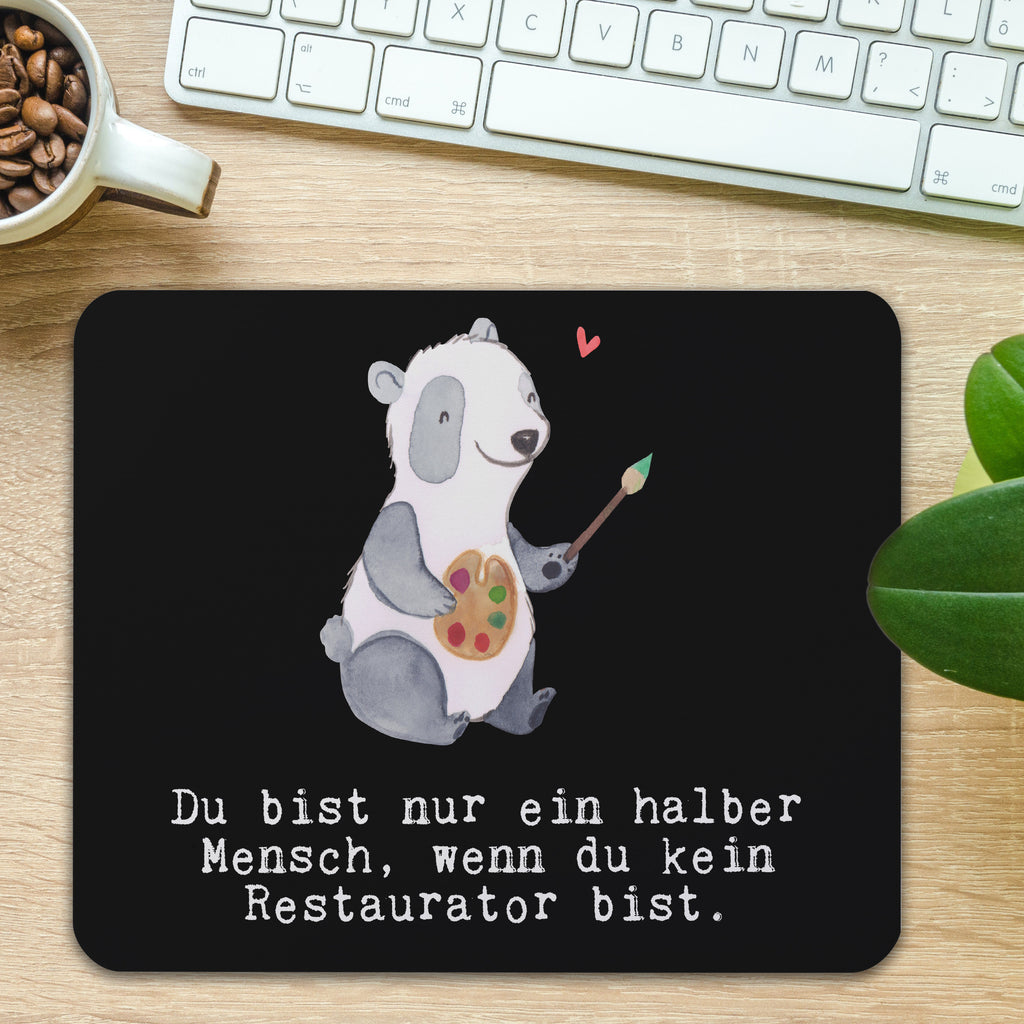 Mauspad Restaurator mit Herz Mousepad, Computer zubehör, Büroausstattung, PC Zubehör, Arbeitszimmer, Mauspad, Einzigartiges Mauspad, Designer Mauspad, Beruf, Ausbildung, Jubiläum, Abschied, Rente, Kollege, Kollegin, Geschenk, Schenken, Arbeitskollege, Mitarbeiter, Firma, Danke, Dankeschön