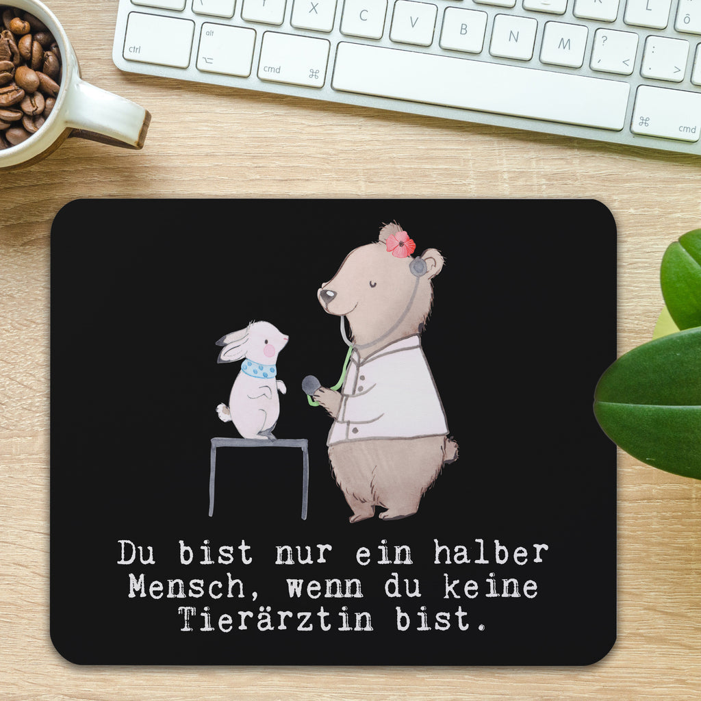 Mauspad Tierärztin mit Herz Mousepad, Computer zubehör, Büroausstattung, PC Zubehör, Arbeitszimmer, Mauspad, Einzigartiges Mauspad, Designer Mauspad, Beruf, Ausbildung, Jubiläum, Abschied, Rente, Kollege, Kollegin, Geschenk, Schenken, Arbeitskollege, Mitarbeiter, Firma, Danke, Dankeschön