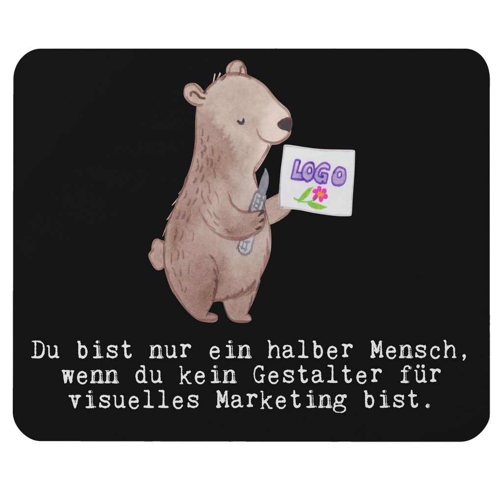 Mauspad Gestalter für visuelles Marketing mit Herz Mousepad, Computer zubehör, Büroausstattung, PC Zubehör, Arbeitszimmer, Mauspad, Einzigartiges Mauspad, Designer Mauspad, Beruf, Ausbildung, Jubiläum, Abschied, Rente, Kollege, Kollegin, Geschenk, Schenken, Arbeitskollege, Mitarbeiter, Firma, Danke, Dankeschön