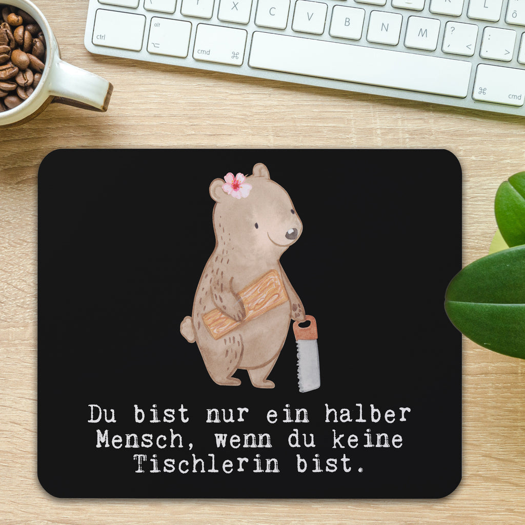 Mauspad Tischlerin mit Herz Mousepad, Computer zubehör, Büroausstattung, PC Zubehör, Arbeitszimmer, Mauspad, Einzigartiges Mauspad, Designer Mauspad, Beruf, Ausbildung, Jubiläum, Abschied, Rente, Kollege, Kollegin, Geschenk, Schenken, Arbeitskollege, Mitarbeiter, Firma, Danke, Dankeschön