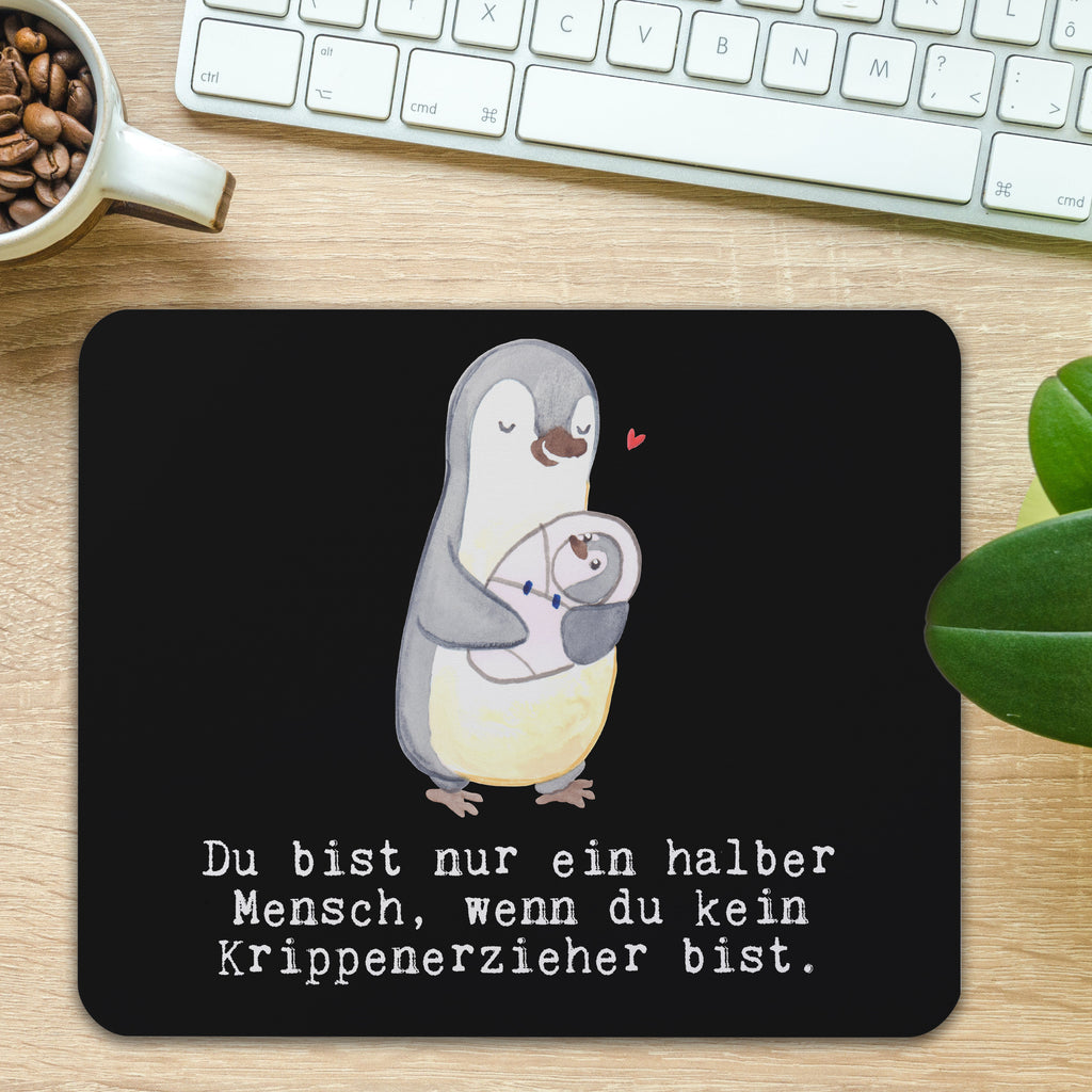 Mauspad Krippenerzieher mit Herz Mousepad, Computer zubehör, Büroausstattung, PC Zubehör, Arbeitszimmer, Mauspad, Einzigartiges Mauspad, Designer Mauspad, Beruf, Ausbildung, Jubiläum, Abschied, Rente, Kollege, Kollegin, Geschenk, Schenken, Arbeitskollege, Mitarbeiter, Firma, Danke, Dankeschön, Krippenerzieher, Kindertagesstätte, KITA, Eröffnung, Erzieher, Pädagoge