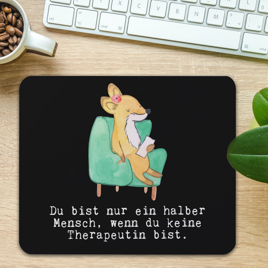 Mauspad Therapeutin mit Herz Mousepad, Computer zubehör, Büroausstattung, PC Zubehör, Arbeitszimmer, Mauspad, Einzigartiges Mauspad, Designer Mauspad, Beruf, Ausbildung, Jubiläum, Abschied, Rente, Kollege, Kollegin, Geschenk, Schenken, Arbeitskollege, Mitarbeiter, Firma, Danke, Dankeschön