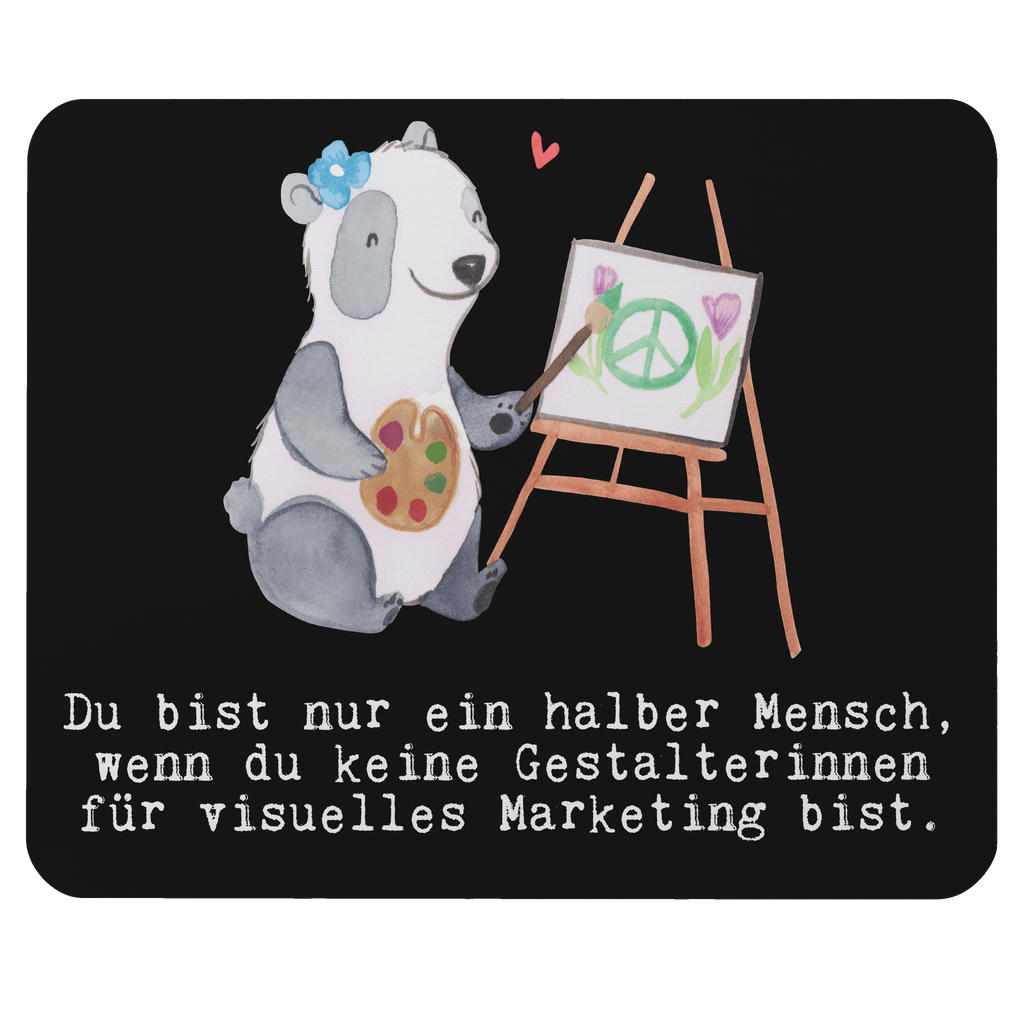 Mauspad Gestalterinnen für visuelles Marketing mit Herz Mousepad, Computer zubehör, Büroausstattung, PC Zubehör, Arbeitszimmer, Mauspad, Einzigartiges Mauspad, Designer Mauspad, Beruf, Ausbildung, Jubiläum, Abschied, Rente, Kollege, Kollegin, Geschenk, Schenken, Arbeitskollege, Mitarbeiter, Firma, Danke, Dankeschön