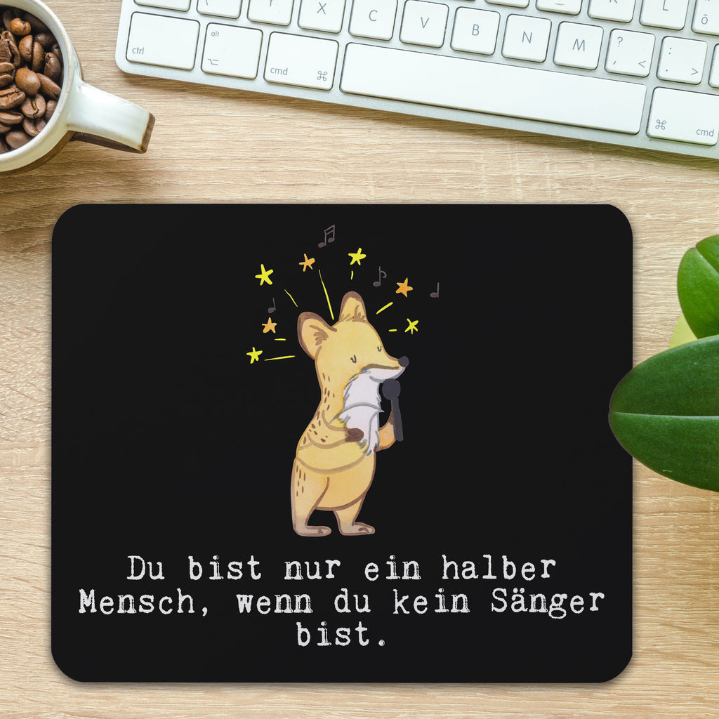 Mauspad Sänger mit Herz Mousepad, Computer zubehör, Büroausstattung, PC Zubehör, Arbeitszimmer, Mauspad, Einzigartiges Mauspad, Designer Mauspad, Beruf, Ausbildung, Jubiläum, Abschied, Rente, Kollege, Kollegin, Geschenk, Schenken, Arbeitskollege, Mitarbeiter, Firma, Danke, Dankeschön