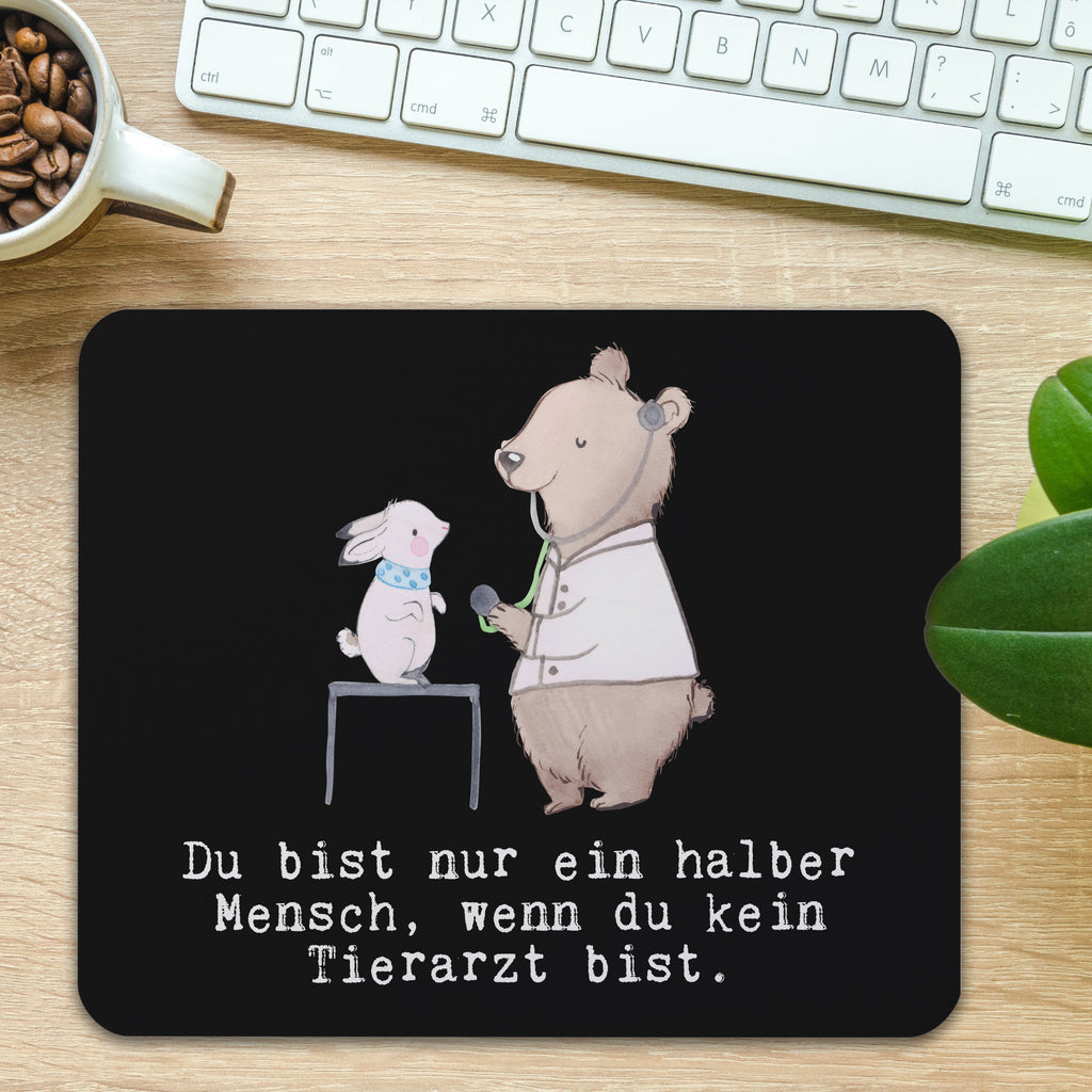 Mauspad Tierarzt mit Herz Mousepad, Computer zubehör, Büroausstattung, PC Zubehör, Arbeitszimmer, Mauspad, Einzigartiges Mauspad, Designer Mauspad, Beruf, Ausbildung, Jubiläum, Abschied, Rente, Kollege, Kollegin, Geschenk, Schenken, Arbeitskollege, Mitarbeiter, Firma, Danke, Dankeschön