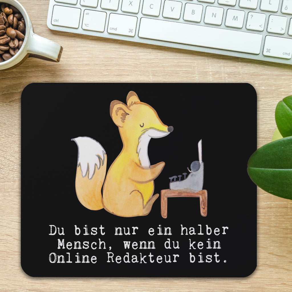 Mauspad Online Redakteur mit Herz Mousepad, Computer zubehör, Büroausstattung, PC Zubehör, Arbeitszimmer, Mauspad, Einzigartiges Mauspad, Designer Mauspad, Beruf, Ausbildung, Jubiläum, Abschied, Rente, Kollege, Kollegin, Geschenk, Schenken, Arbeitskollege, Mitarbeiter, Firma, Danke, Dankeschön