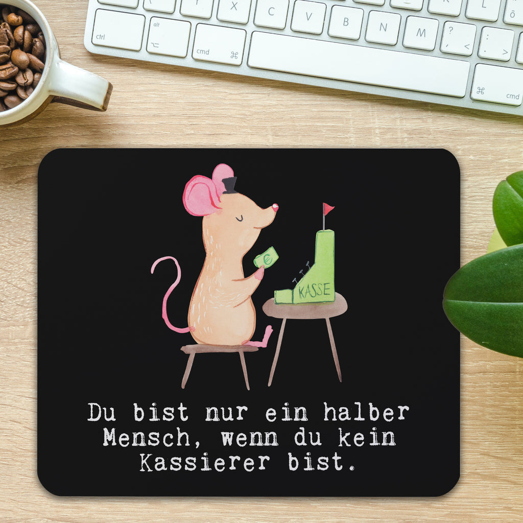 Mauspad Kassierer mit Herz Mousepad, Computer zubehör, Büroausstattung, PC Zubehör, Arbeitszimmer, Mauspad, Einzigartiges Mauspad, Designer Mauspad, Beruf, Ausbildung, Jubiläum, Abschied, Rente, Kollege, Kollegin, Geschenk, Schenken, Arbeitskollege, Mitarbeiter, Firma, Danke, Dankeschön, Kassierer, Kassenwart, Mitarbeiter Kasse