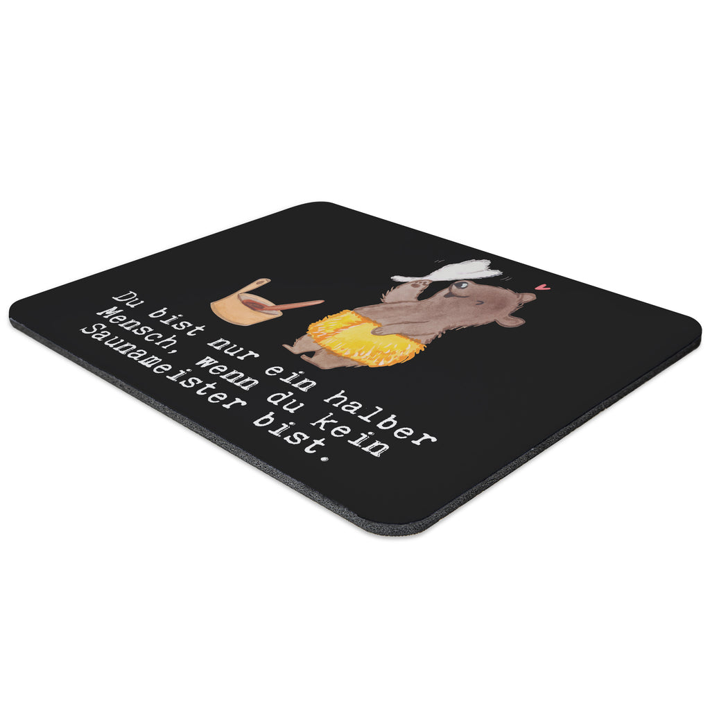 Mauspad Saunameister mit Herz Mousepad, Computer zubehör, Büroausstattung, PC Zubehör, Arbeitszimmer, Mauspad, Einzigartiges Mauspad, Designer Mauspad, Beruf, Ausbildung, Jubiläum, Abschied, Rente, Kollege, Kollegin, Geschenk, Schenken, Arbeitskollege, Mitarbeiter, Firma, Danke, Dankeschön