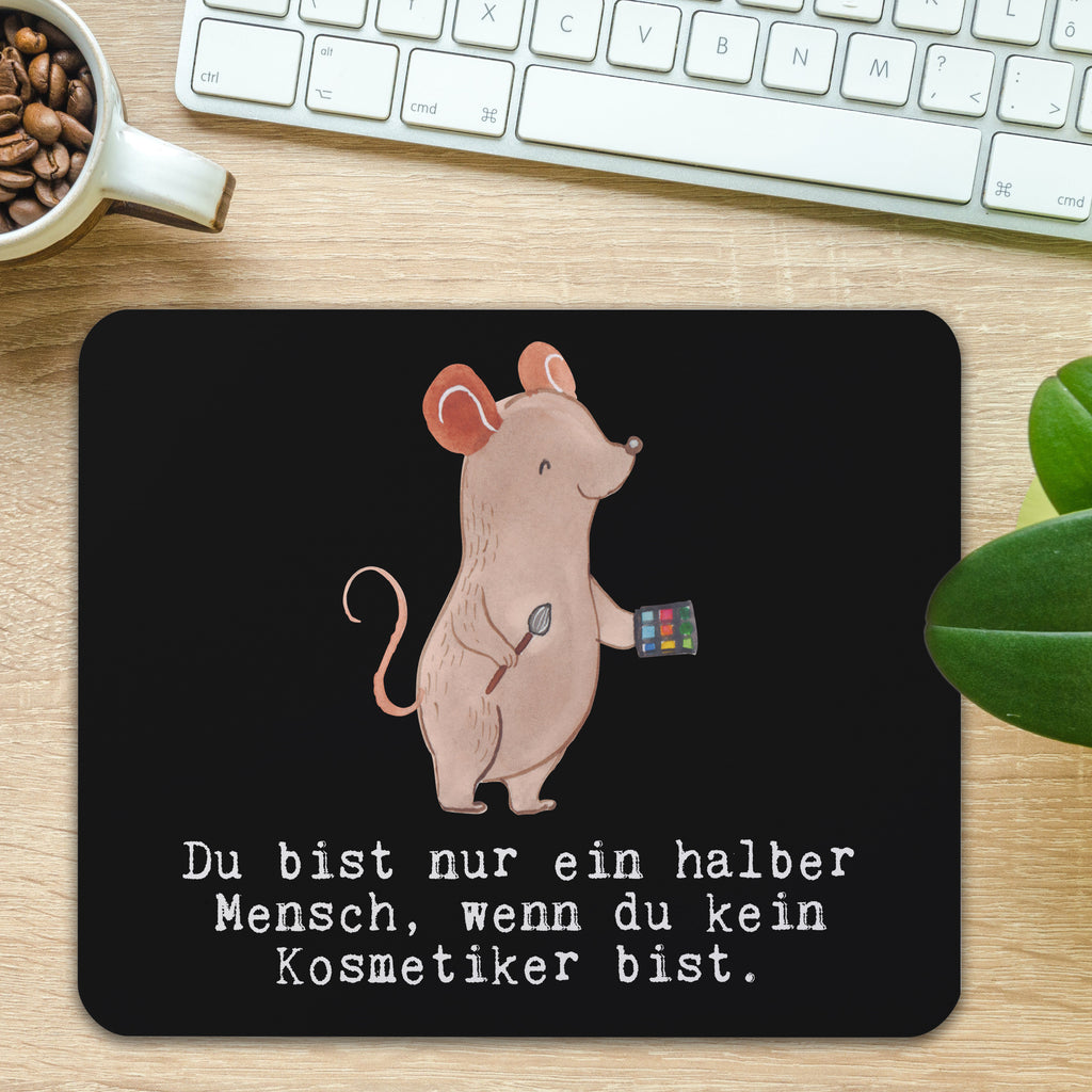 Mauspad Kosmetiker mit Herz Mousepad, Computer zubehör, Büroausstattung, PC Zubehör, Arbeitszimmer, Mauspad, Einzigartiges Mauspad, Designer Mauspad, Beruf, Ausbildung, Jubiläum, Abschied, Rente, Kollege, Kollegin, Geschenk, Schenken, Arbeitskollege, Mitarbeiter, Firma, Danke, Dankeschön, Kosmetiker, Make Up Artist, Maskenbildner, Visagist, Beauty Salon, Kosmetikstudio, Eröffnung